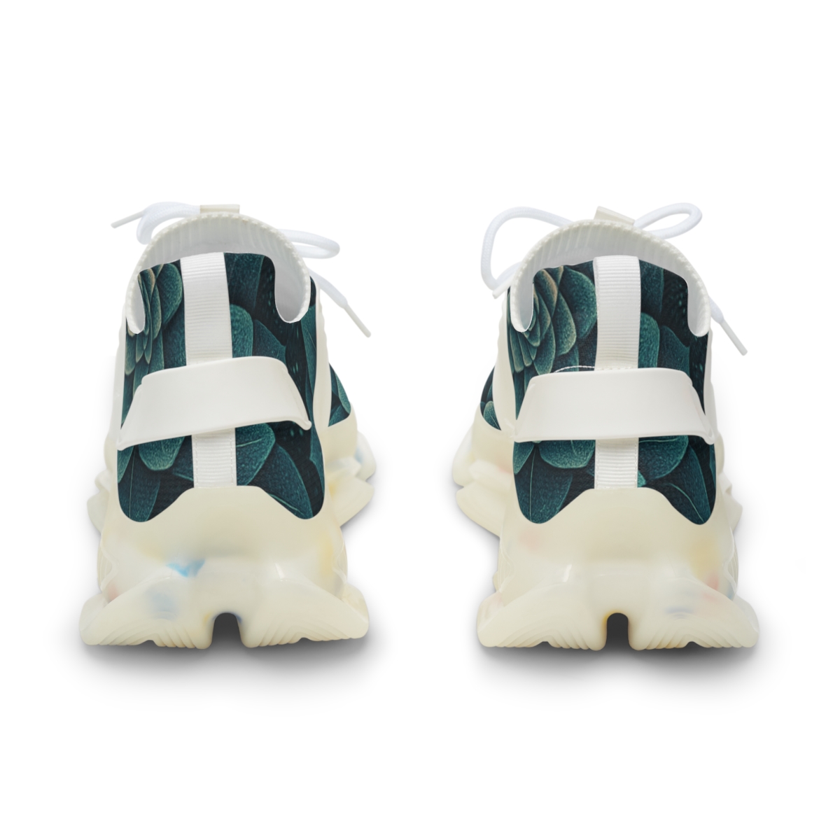 Ranunculus Fractal Ripple Array unique printed sneakers