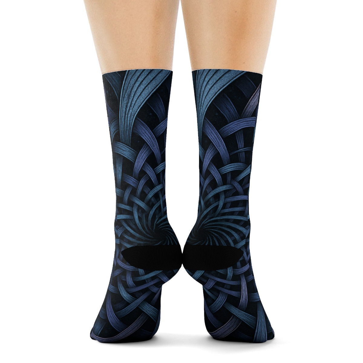 Ranunculus Gravity Weave personalized cozy socks