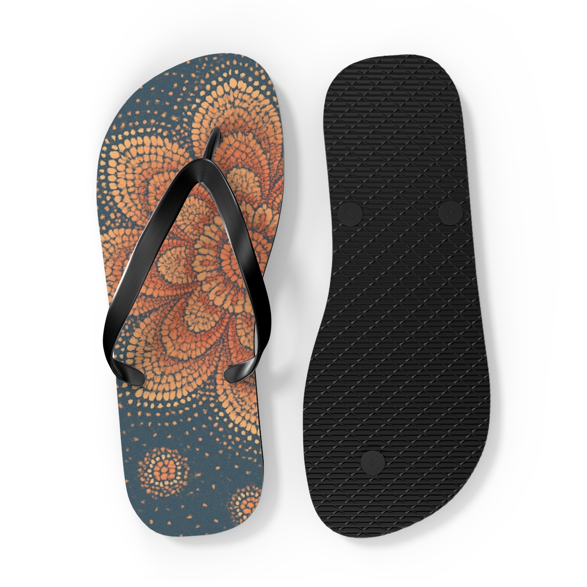 Ranunculus Halo Dot Array stylish summer flip flops