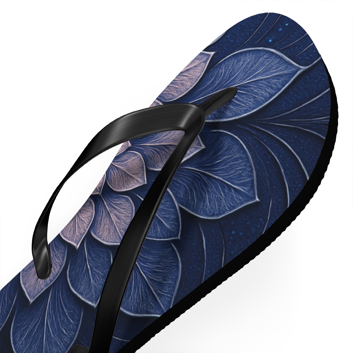 Ranunculus Pulse Rosette colorful rubber flip flops