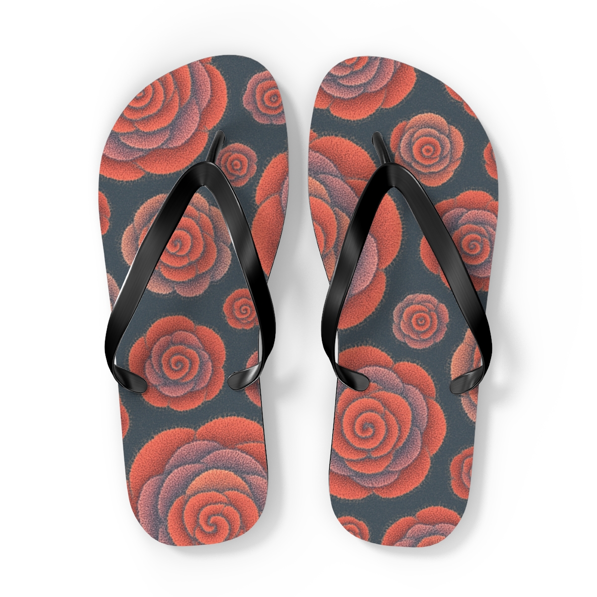 Ranunculus Pulse Rosette Array stylish summer flip flops