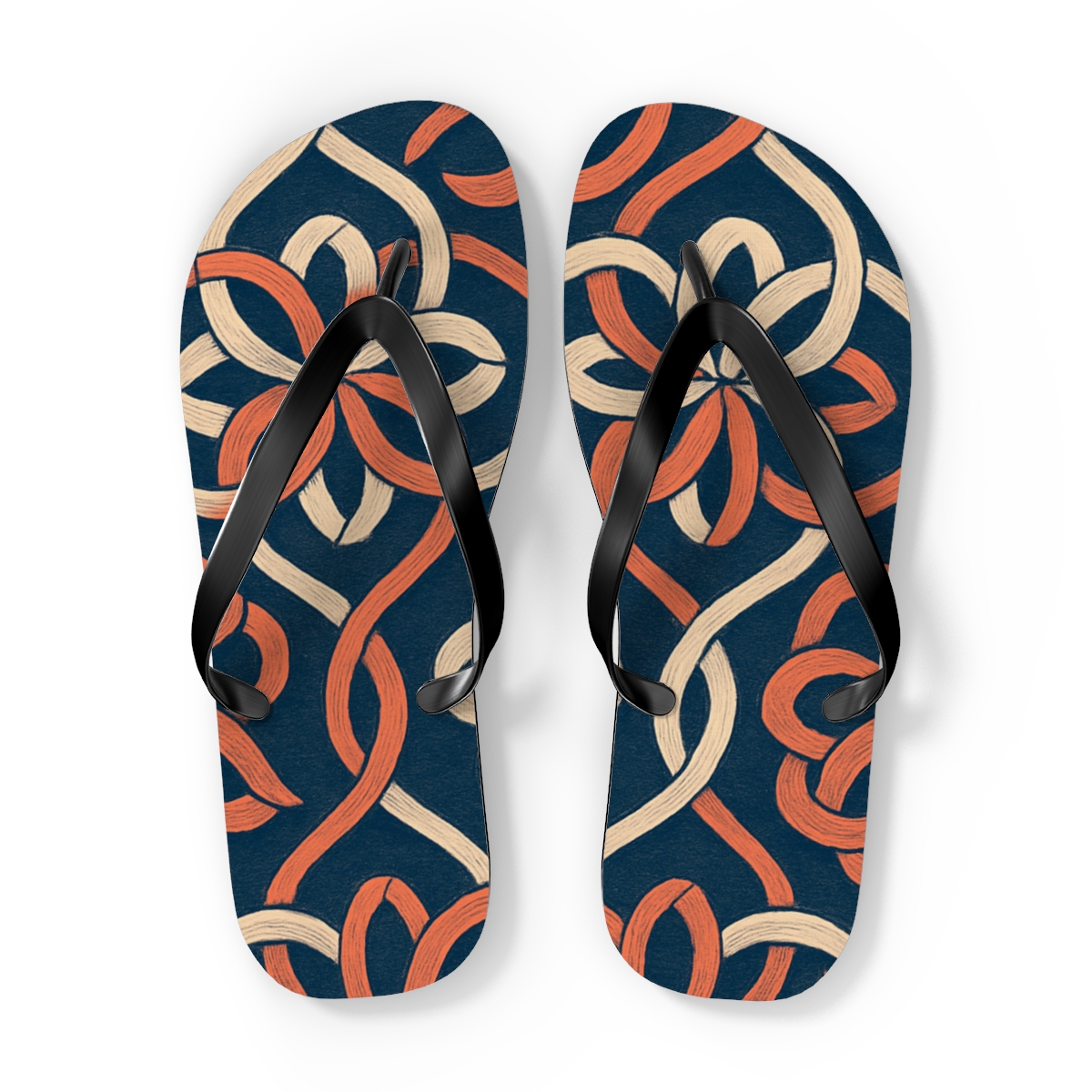 Ranunculus Ribbon Interlace stylish summer flip flops