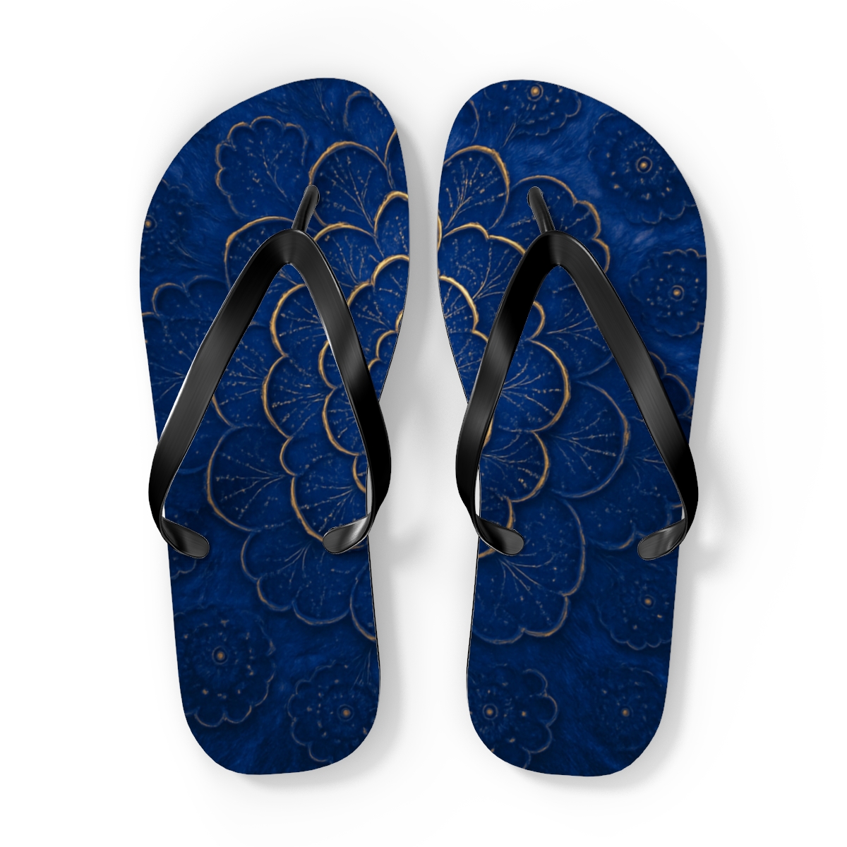 Ranunculus Signal Rosette designer logo flip flops