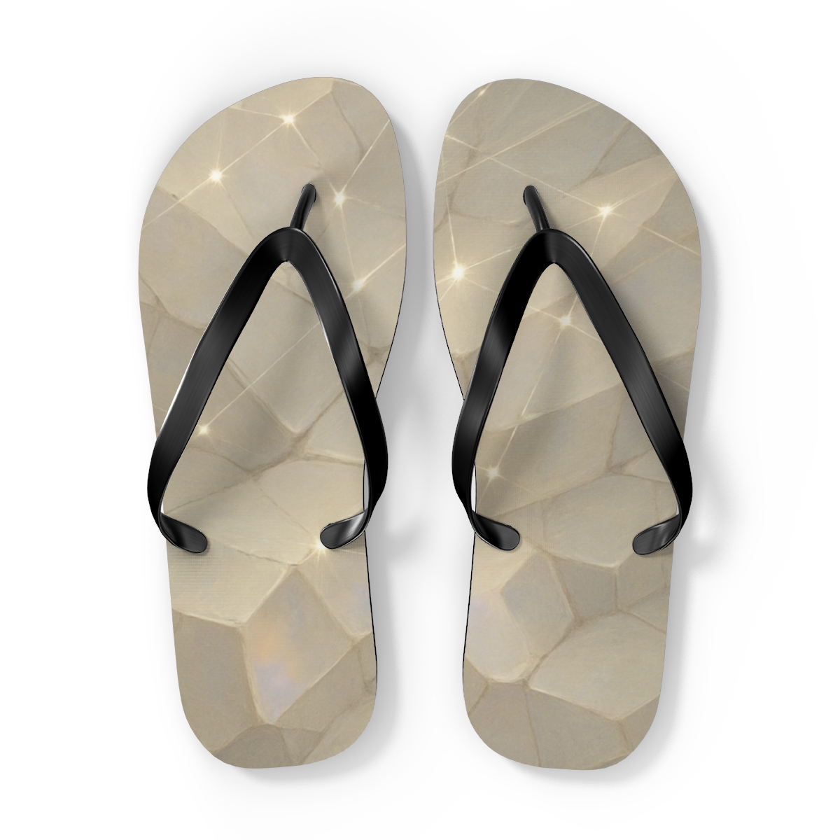 Salt Facet Constellation Grid designer logo flip flops