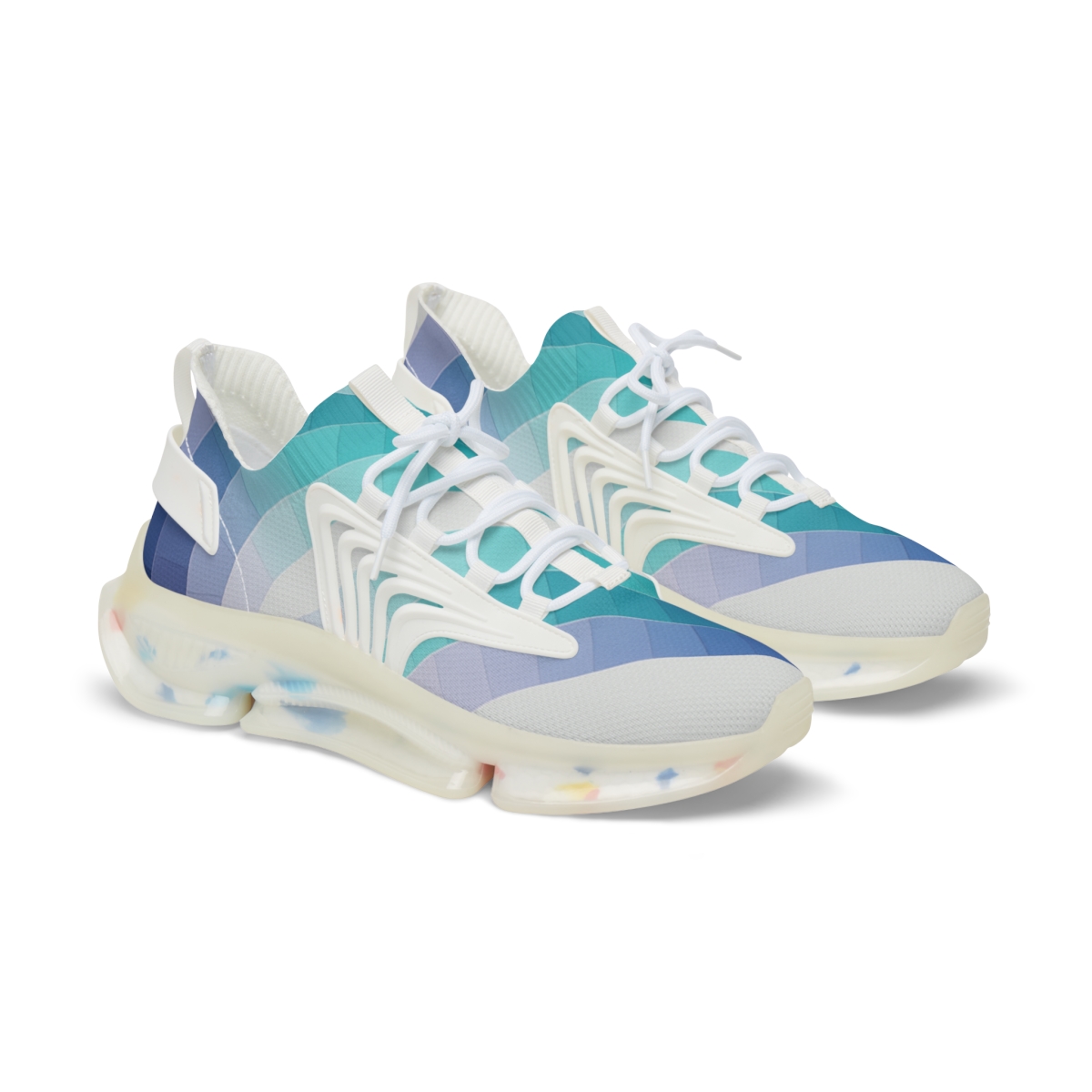Segmented Arc Cascade personalized athletic sneakers