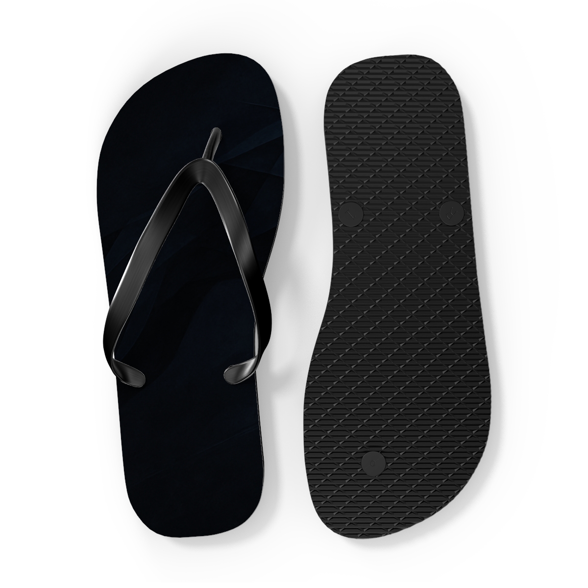 Shadow Leap Of The Midnight Panther custom flip flops