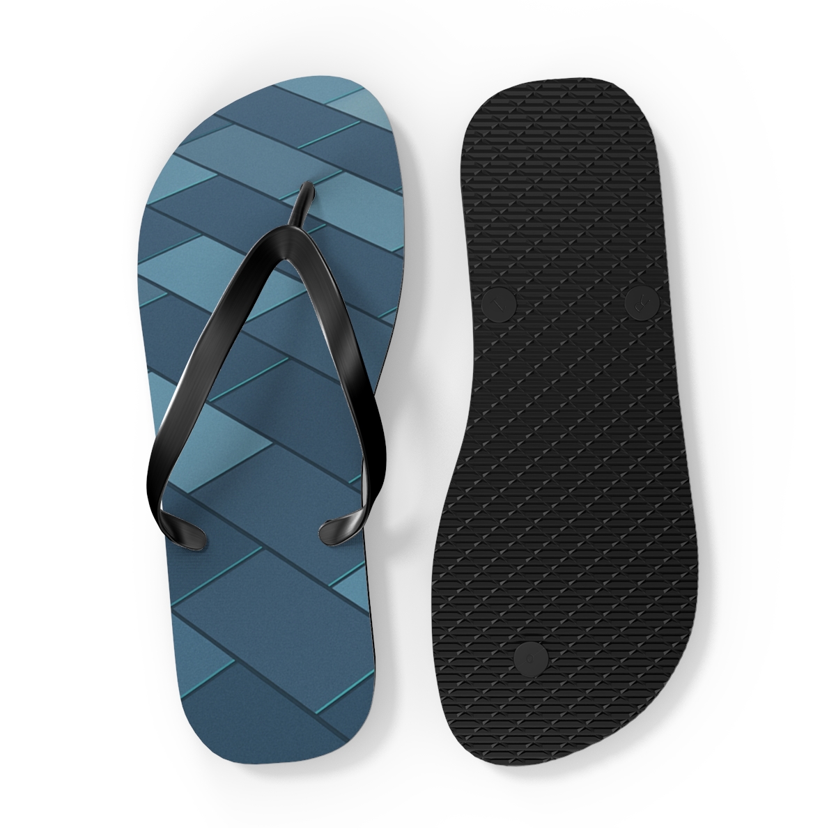 Sheared Hex Weave Gradient soft sole flip flops