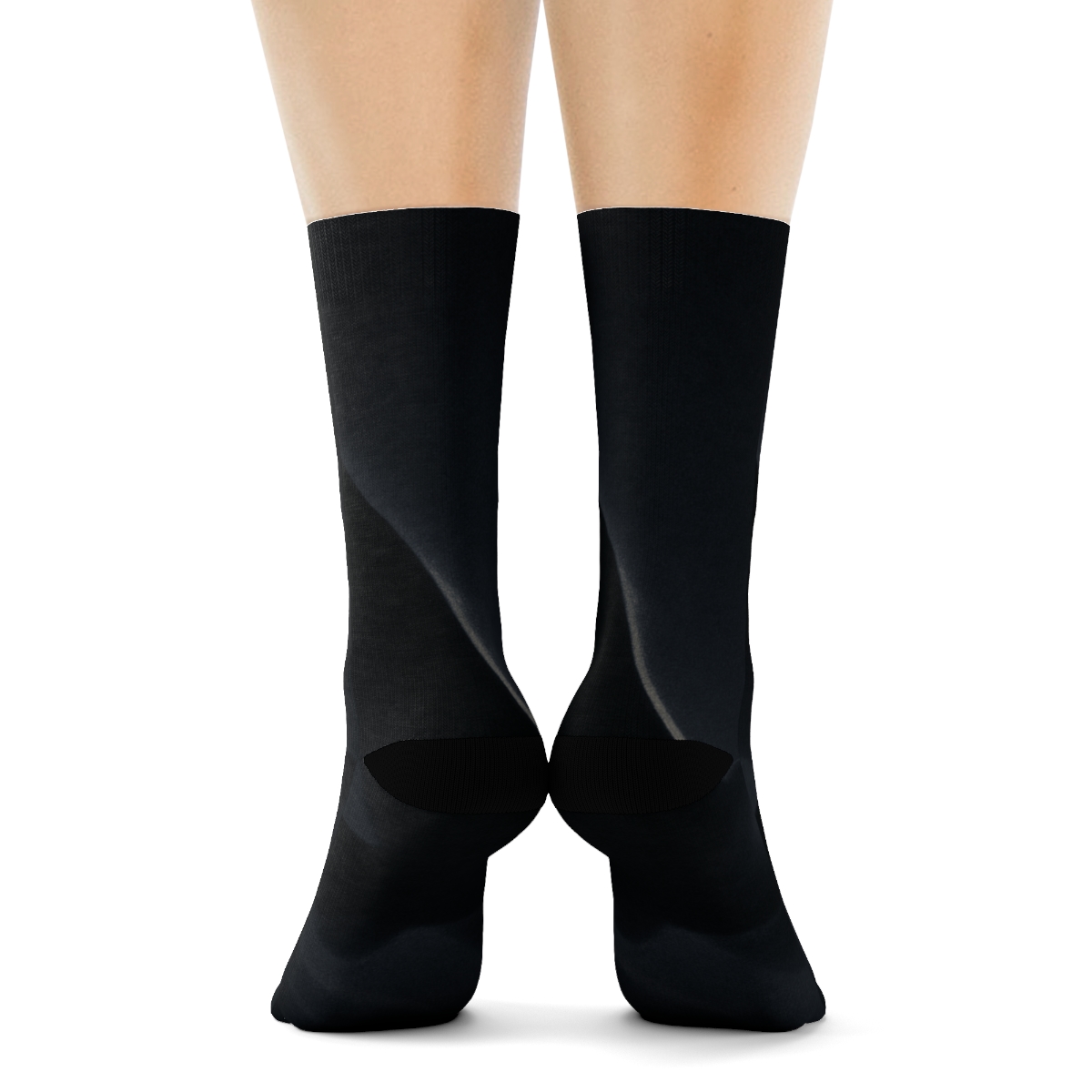 Silent Flight Of The Shadowed Owl trendy colorful socks
