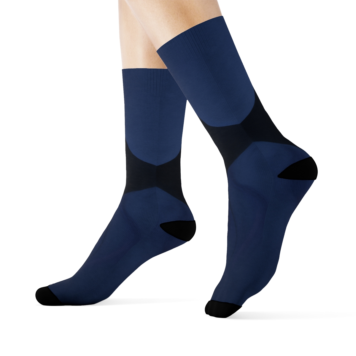 Silent Glide Of The Midnight Ray trendy colorful socks
