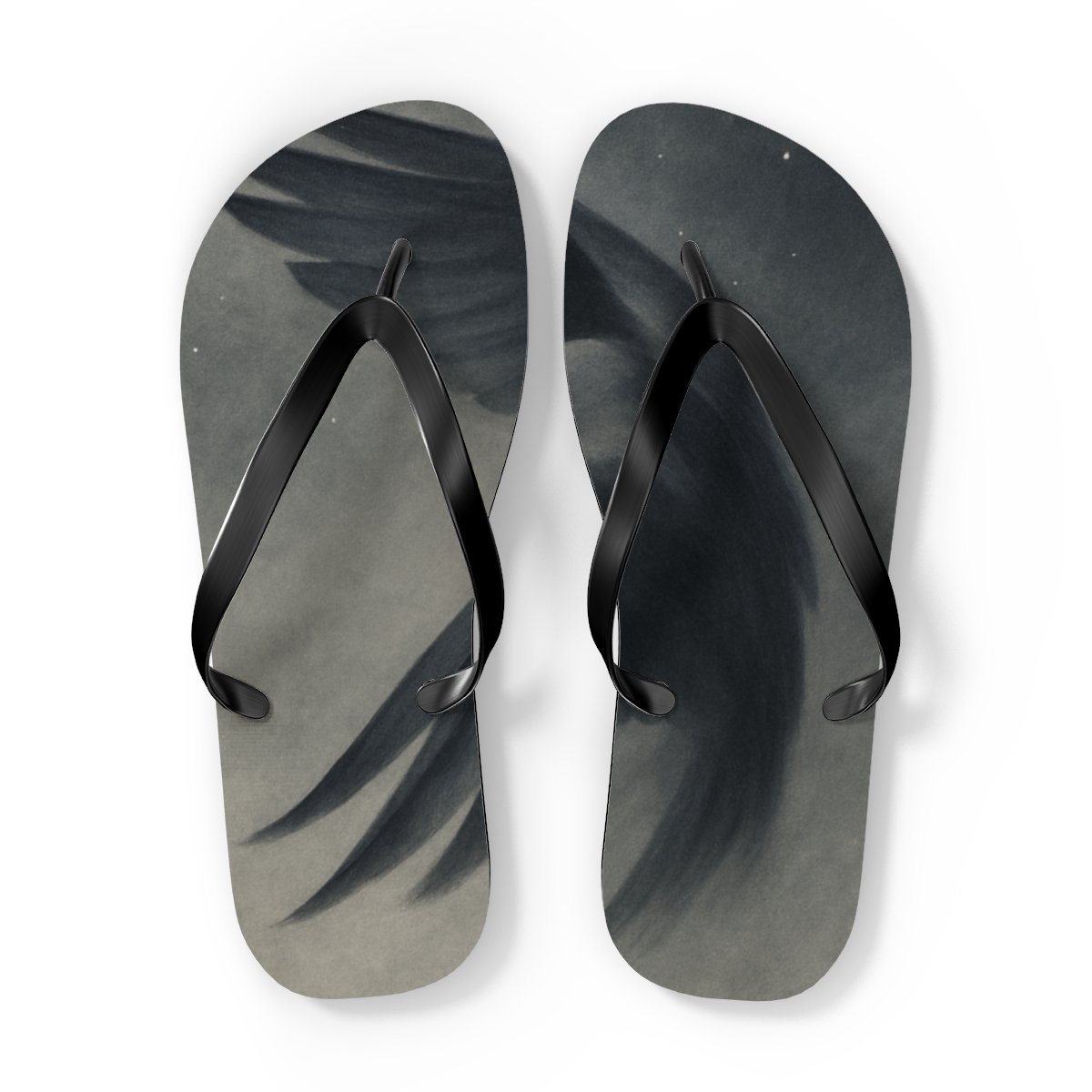 Silent Wing Embrace stylish summer flip flops