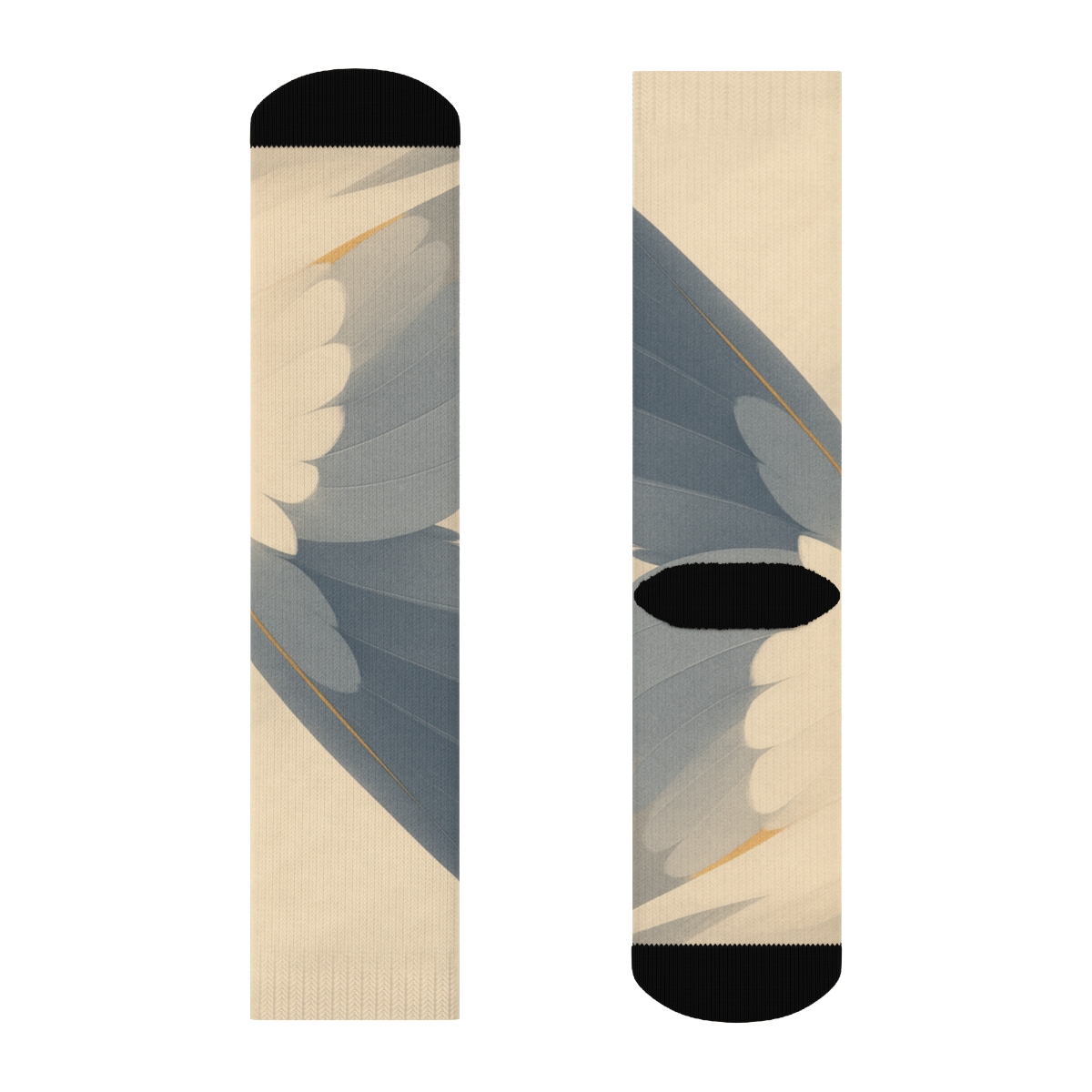 Silent Wing Gradient trendy colorful socks