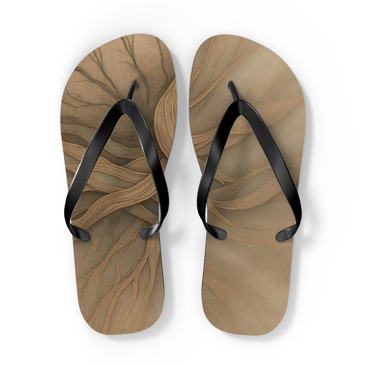 Silt Vein Delta Weave unique graphic flip flops