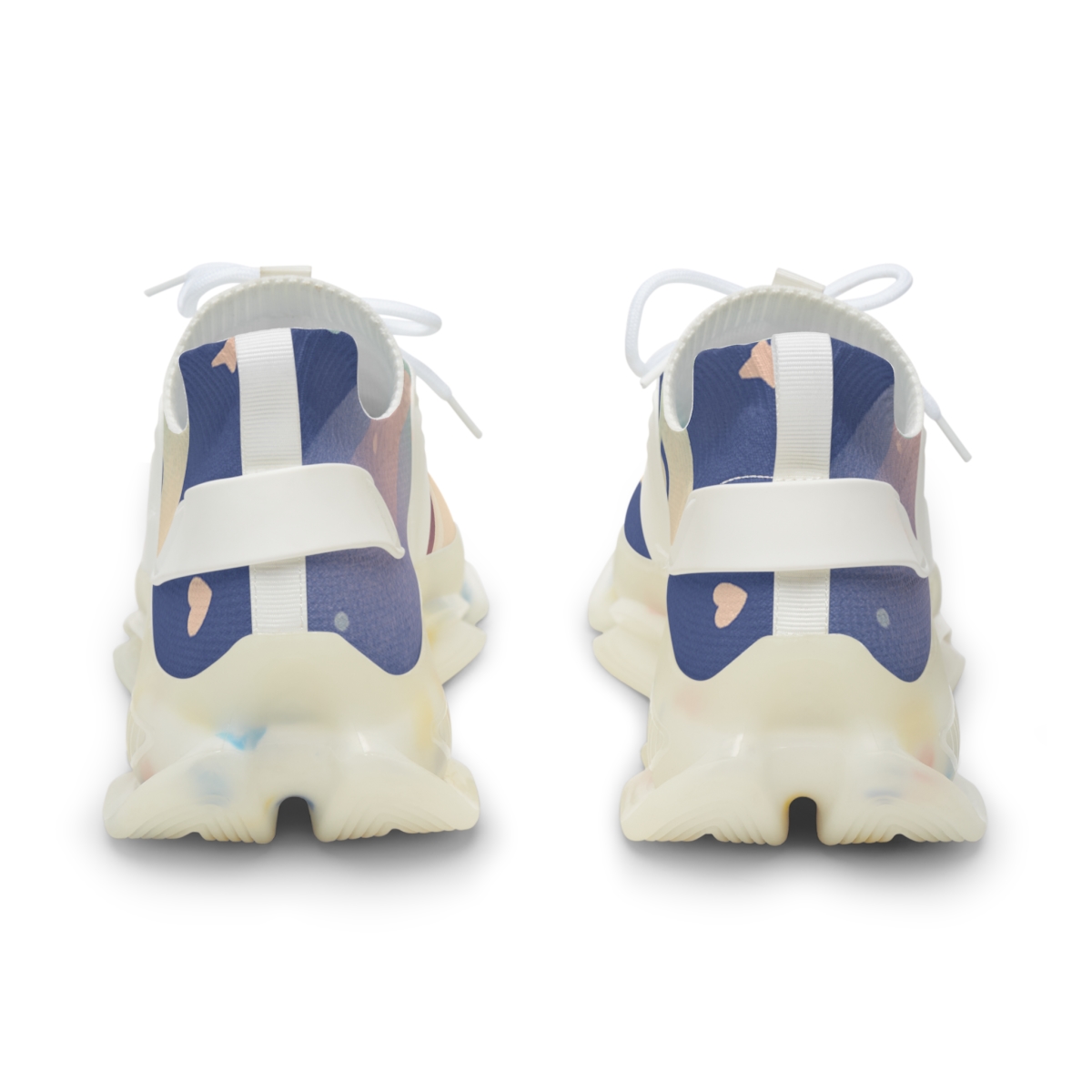 Sleepy Comet Cocoa Caravan unique printed sneakers