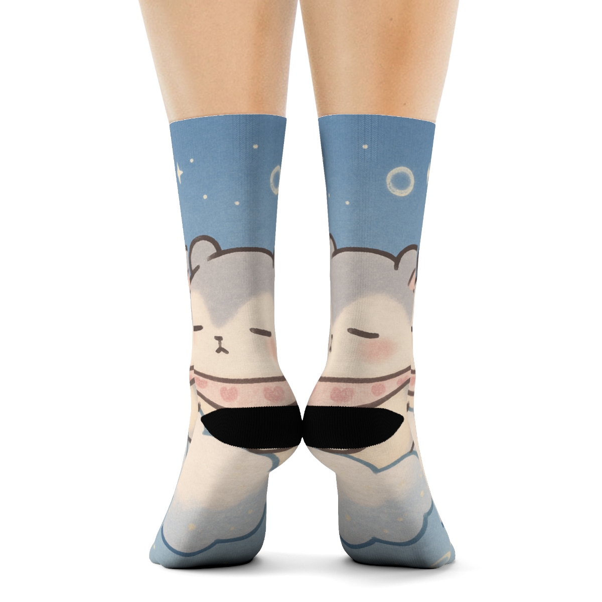 Sleepy Comet Hamster Float trendy colorful socks