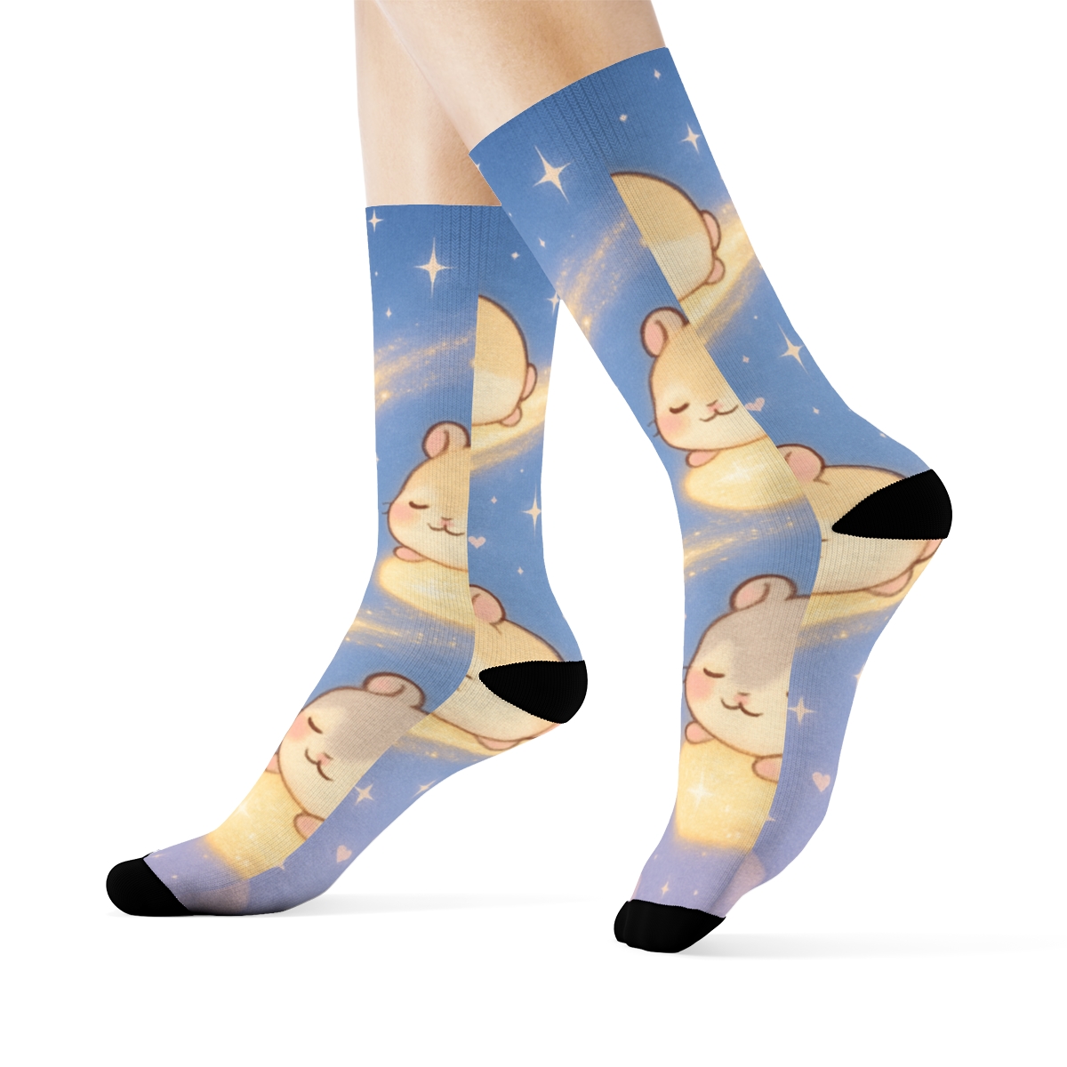 Sleepy Comet Hamster Parade comfortable cotton socks
