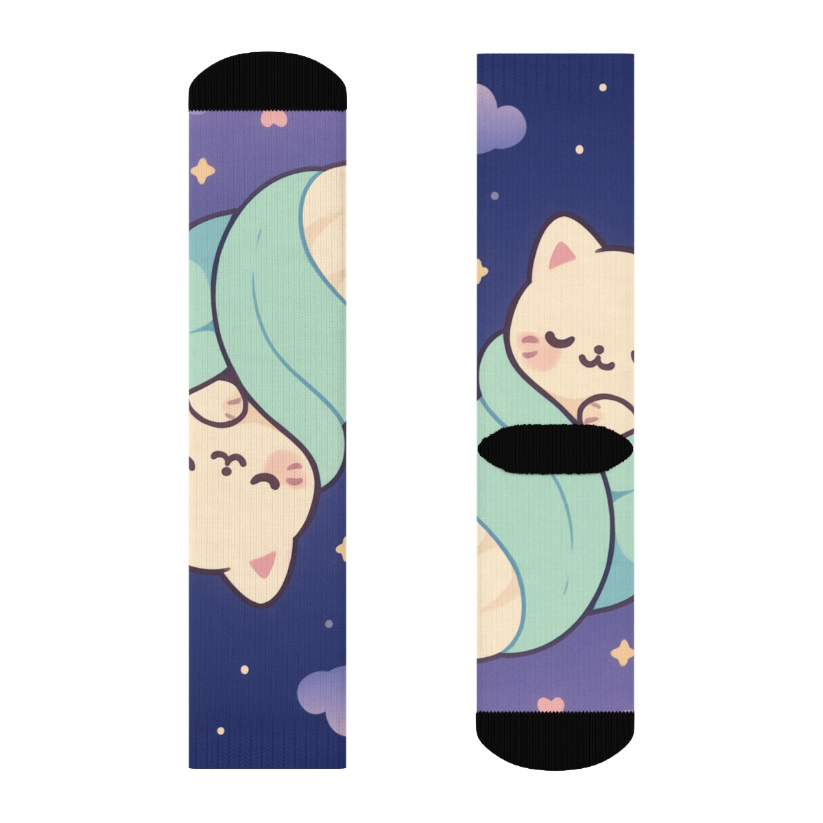 Sleepy Comet Kitten Blanket Drift comfortable cotton socks