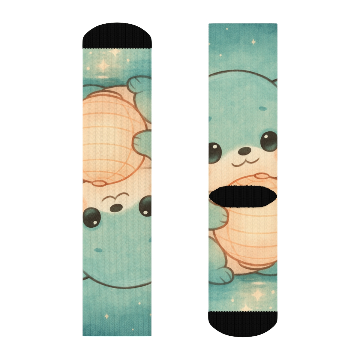 Sleepy Lantern Otter warm winter socks