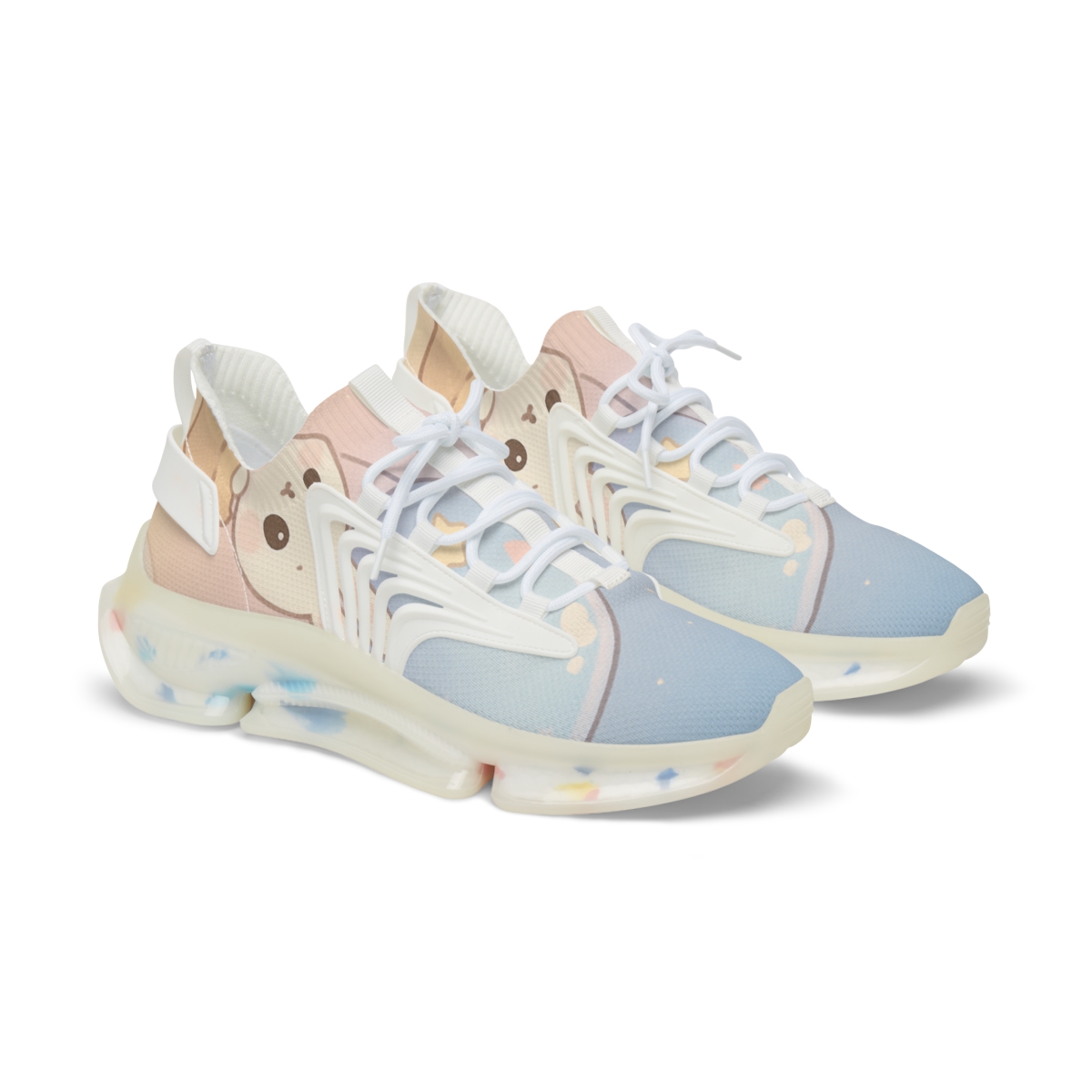 Sleepy Moon Bunny Balloon Ride designer branded sneakers