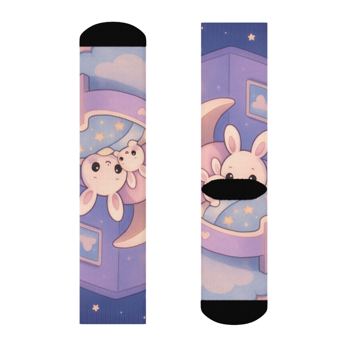 Sleepy Moon Bunny Loft comfortable cotton socks