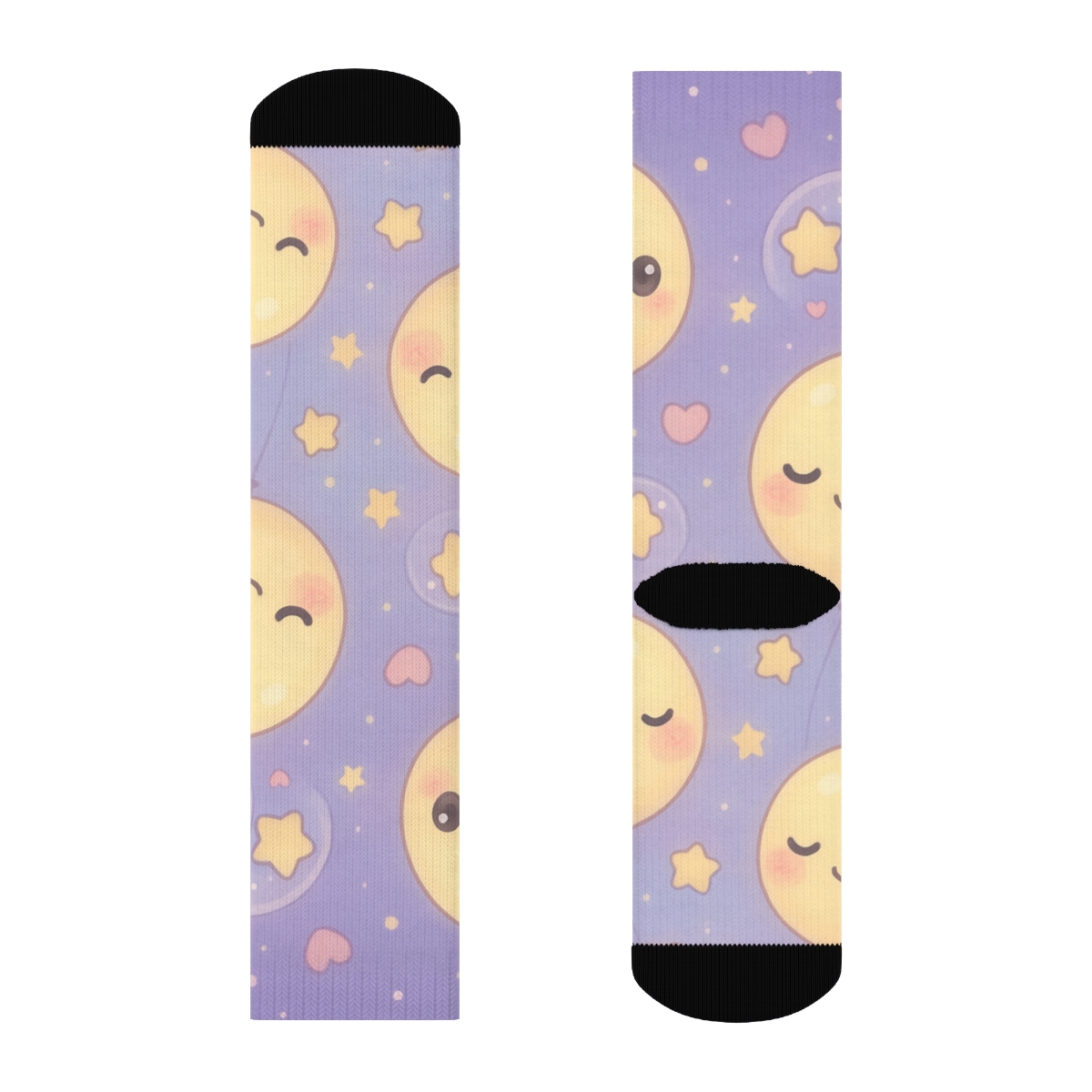 Sleepy Moon Dumpling Parade warm winter socks