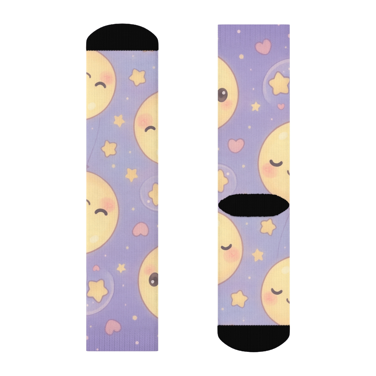 Sleepy Moon Dumpling Parade warm winter socks