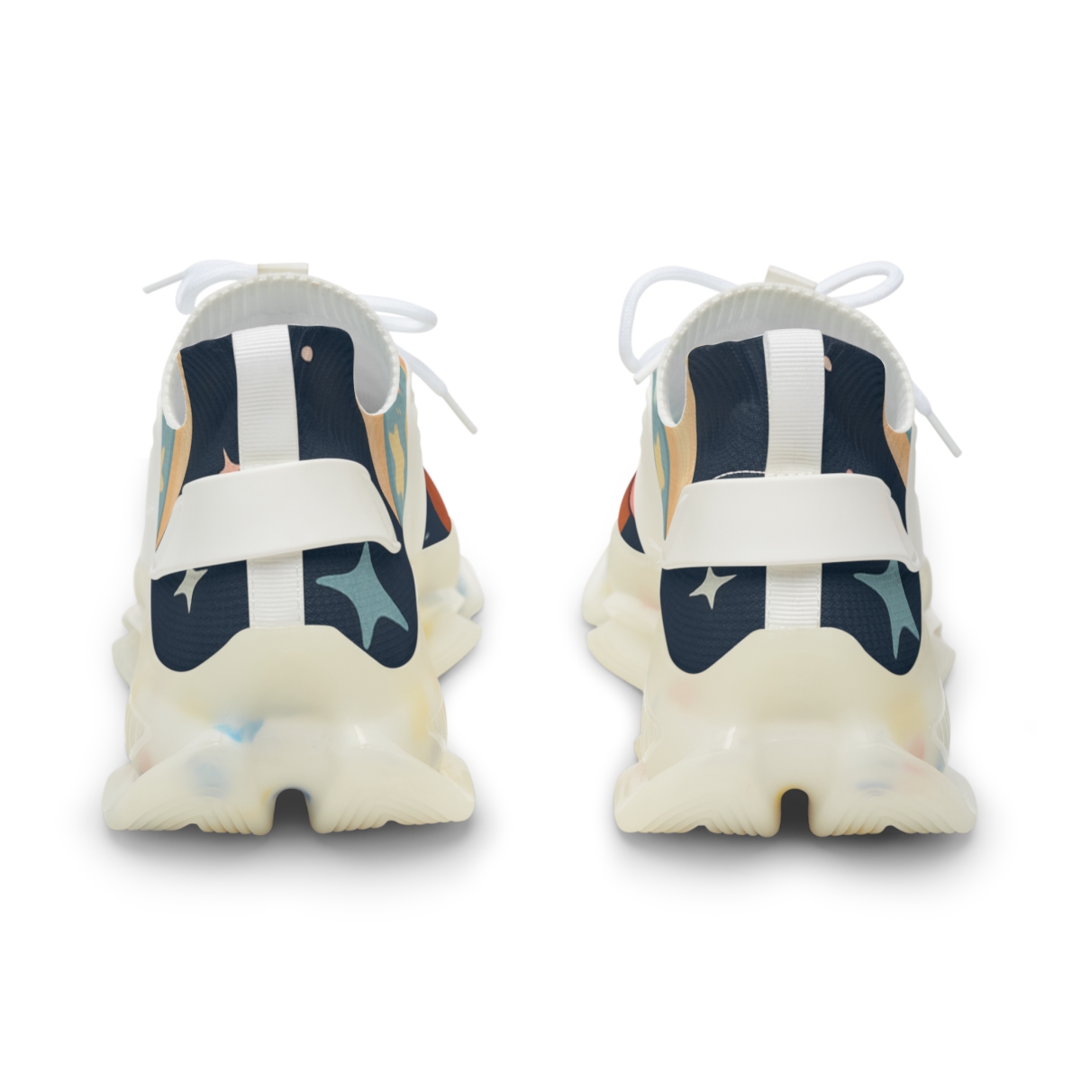 Sleepy Planet Pudding unique printed sneakers