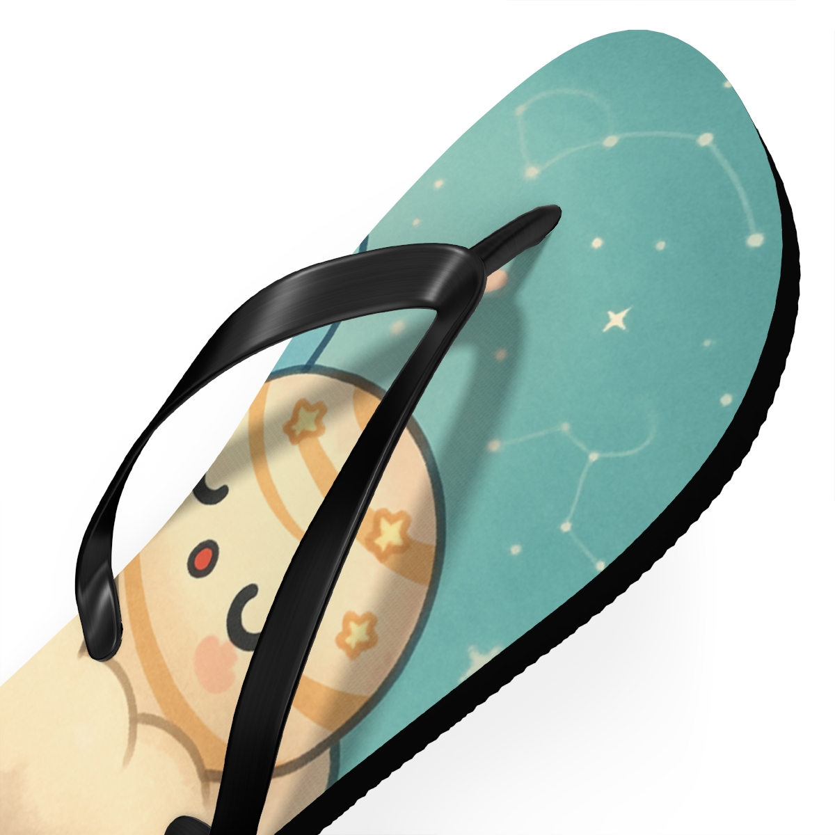 Sleepy Planet Pudding Friends soft sole flip flops