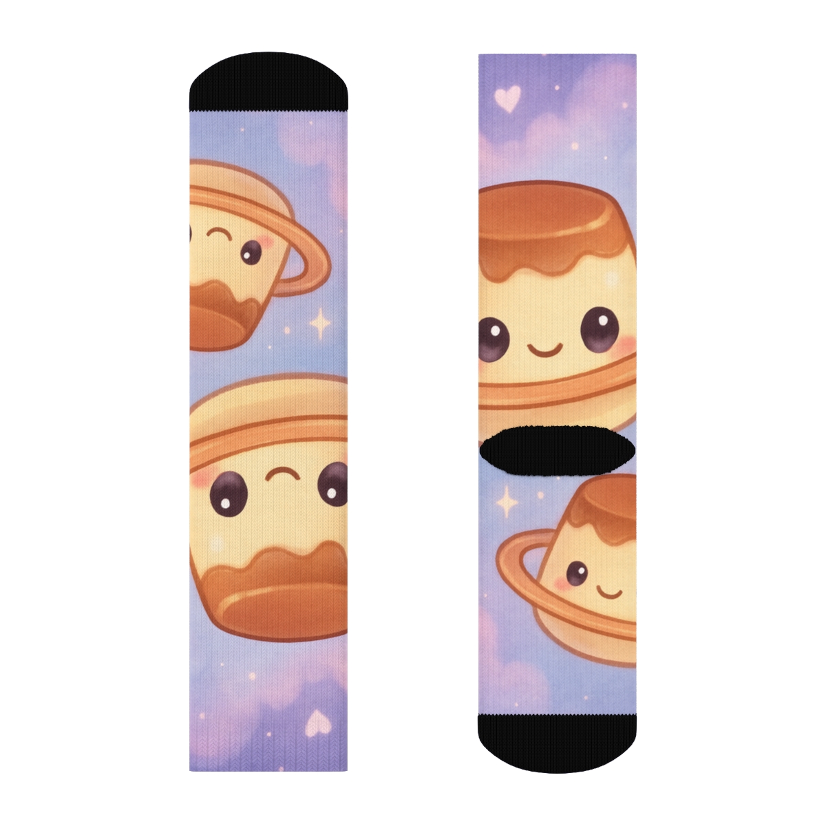 Sleepy Planet Pudding Pals custom socks