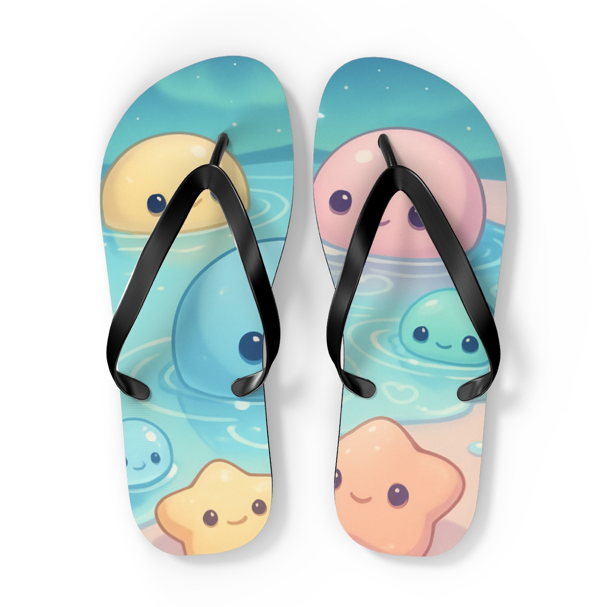 Sleepy Planet Puddle Pals comfortable casual flip flops