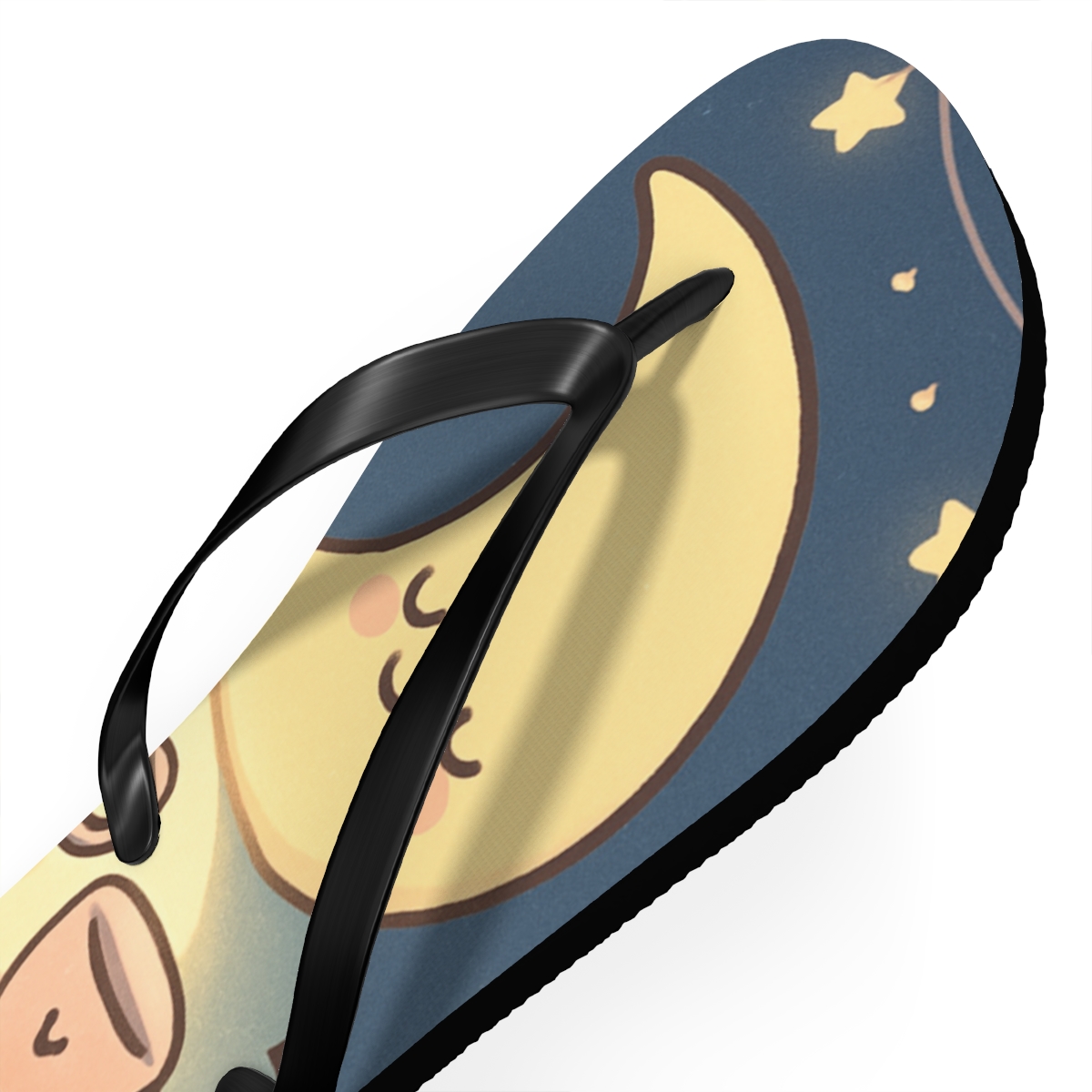Sleepy Star Tea Party soft sole flip flops
