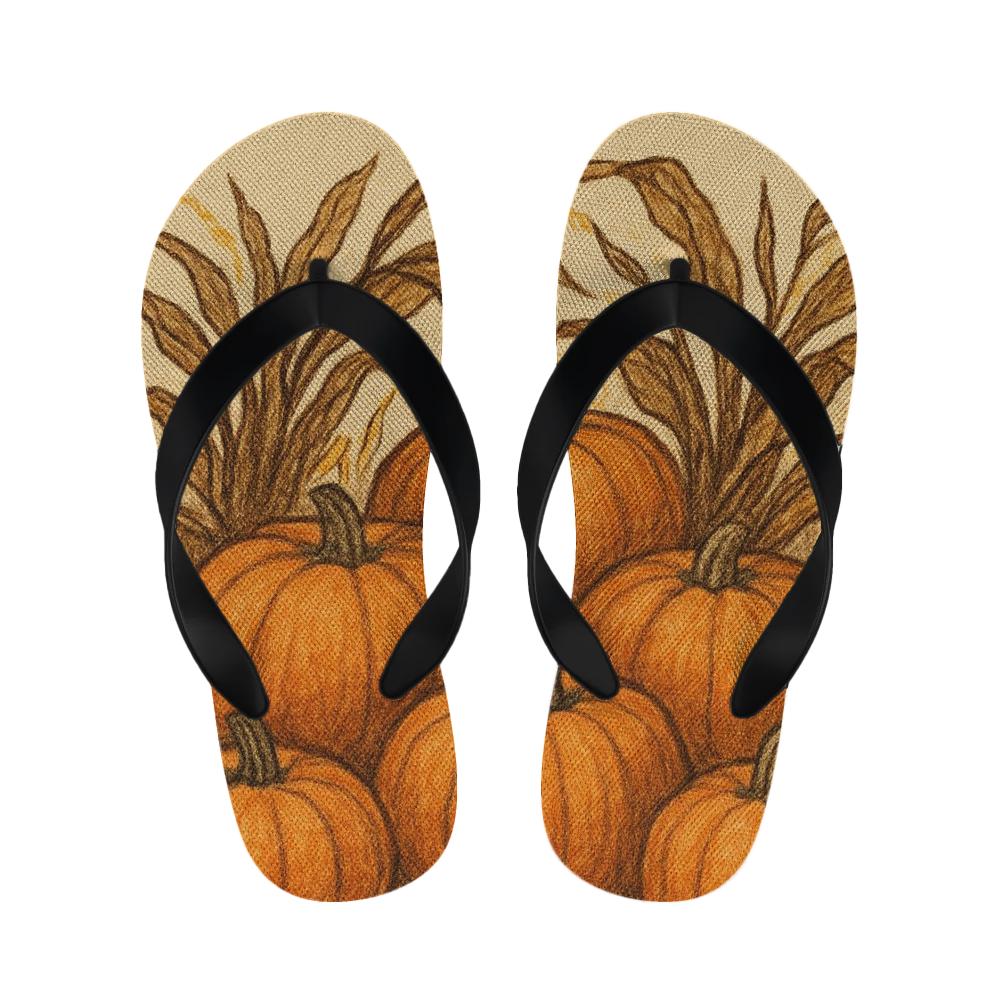 Harvest Pumpkin Patch Slippers