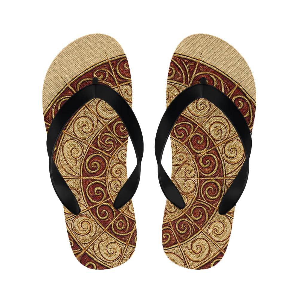 Ornamental Spiral Nexus Slippers