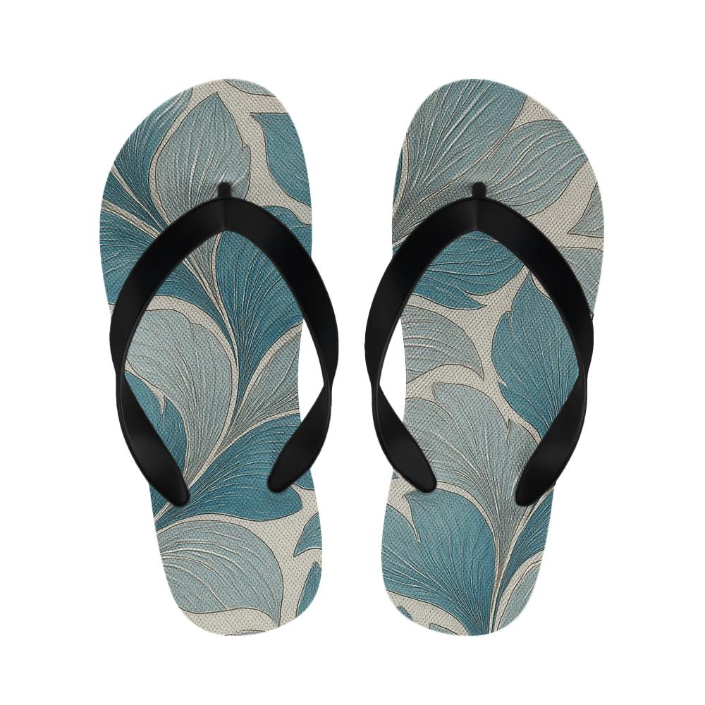 Wave Vein Interlace Slippers