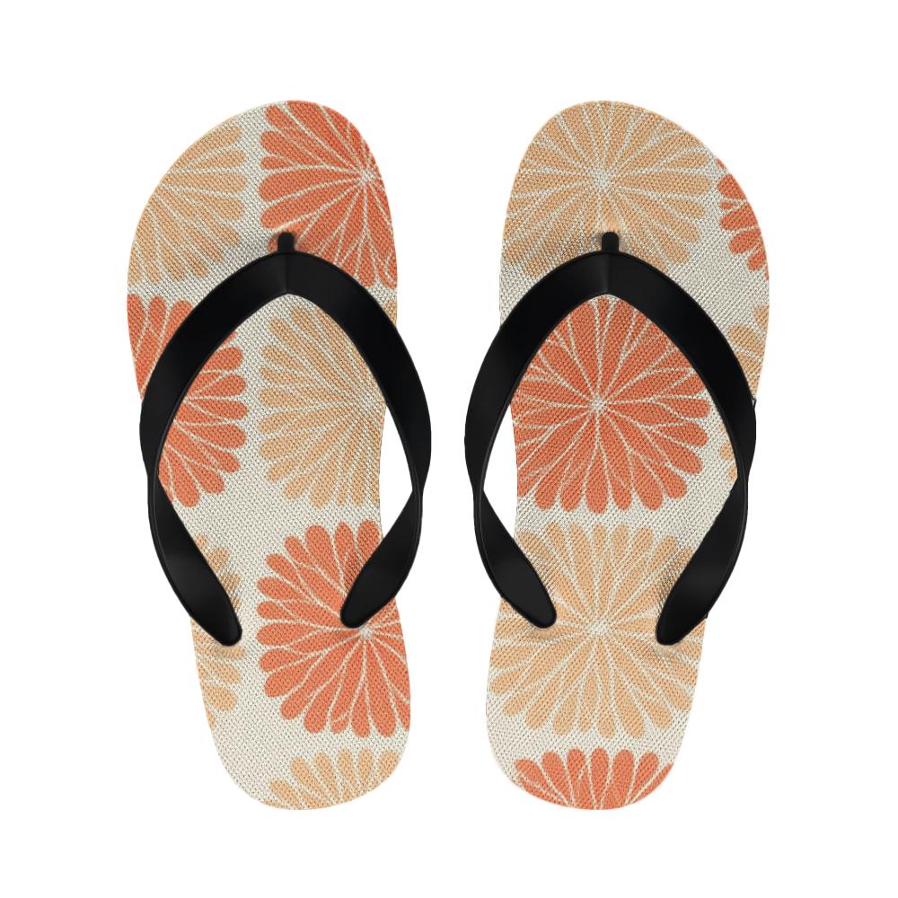 Radial Blossom Matrix Slippers
