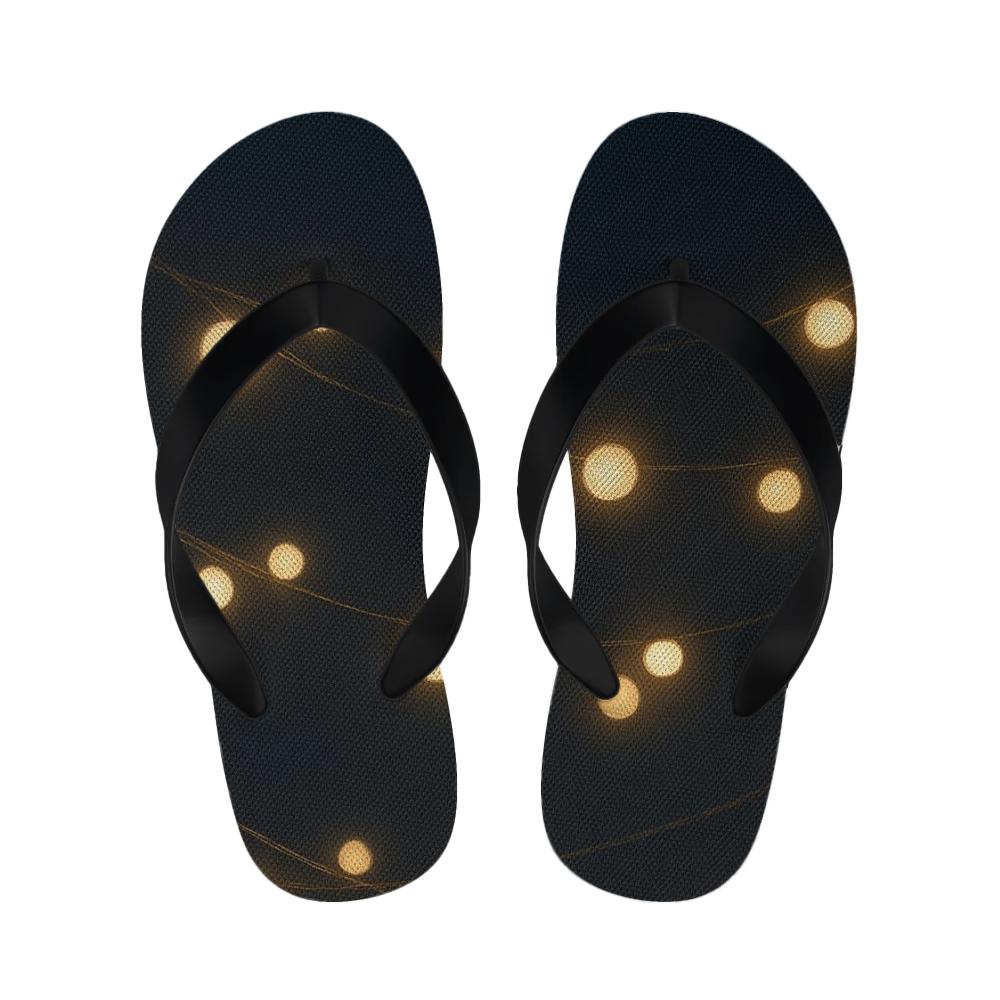 Festive Twinkling Lights Slippers