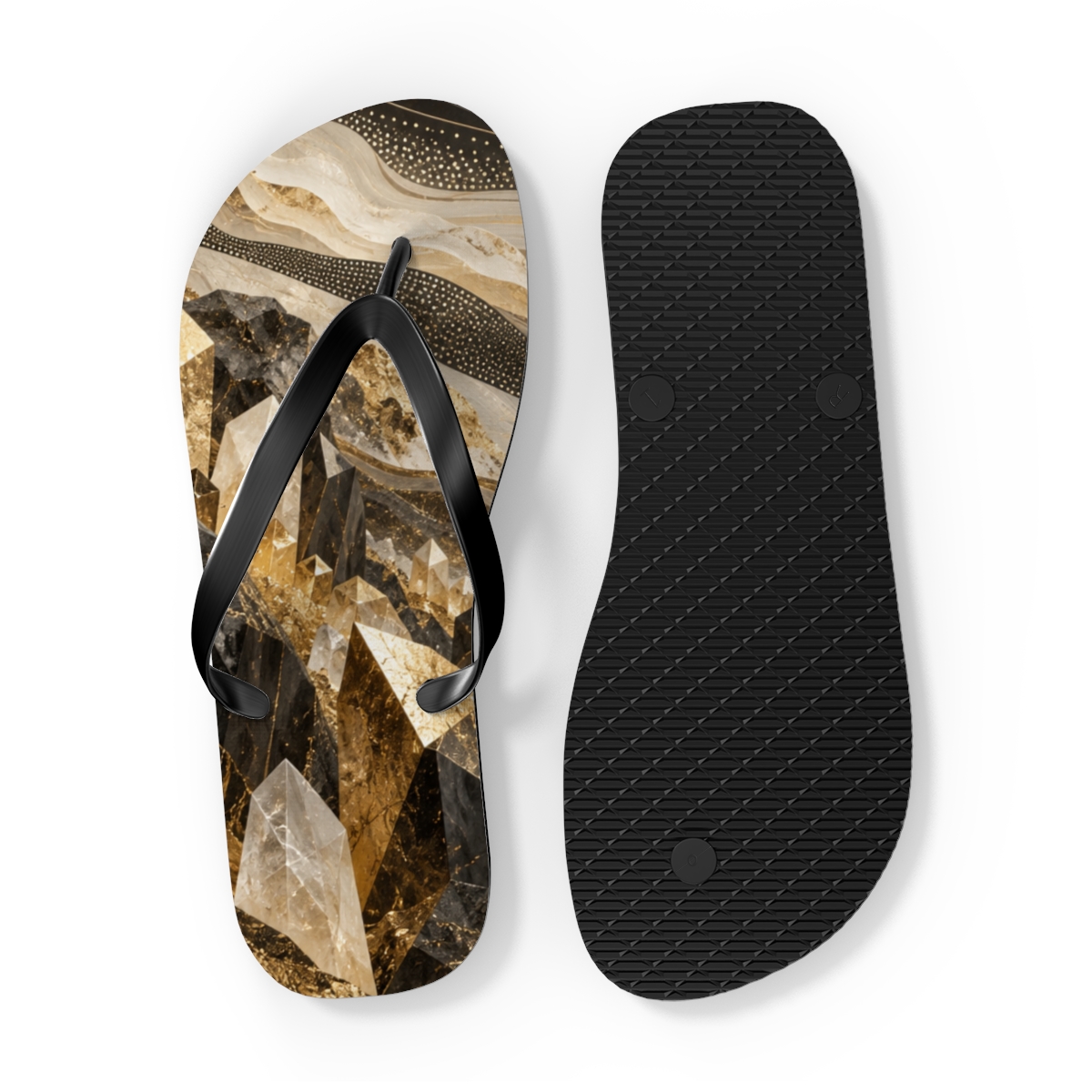 Solar Silt Prism Cascade colorful rubber flip flops [AI-cf9f8fa9-f1ace840de35]