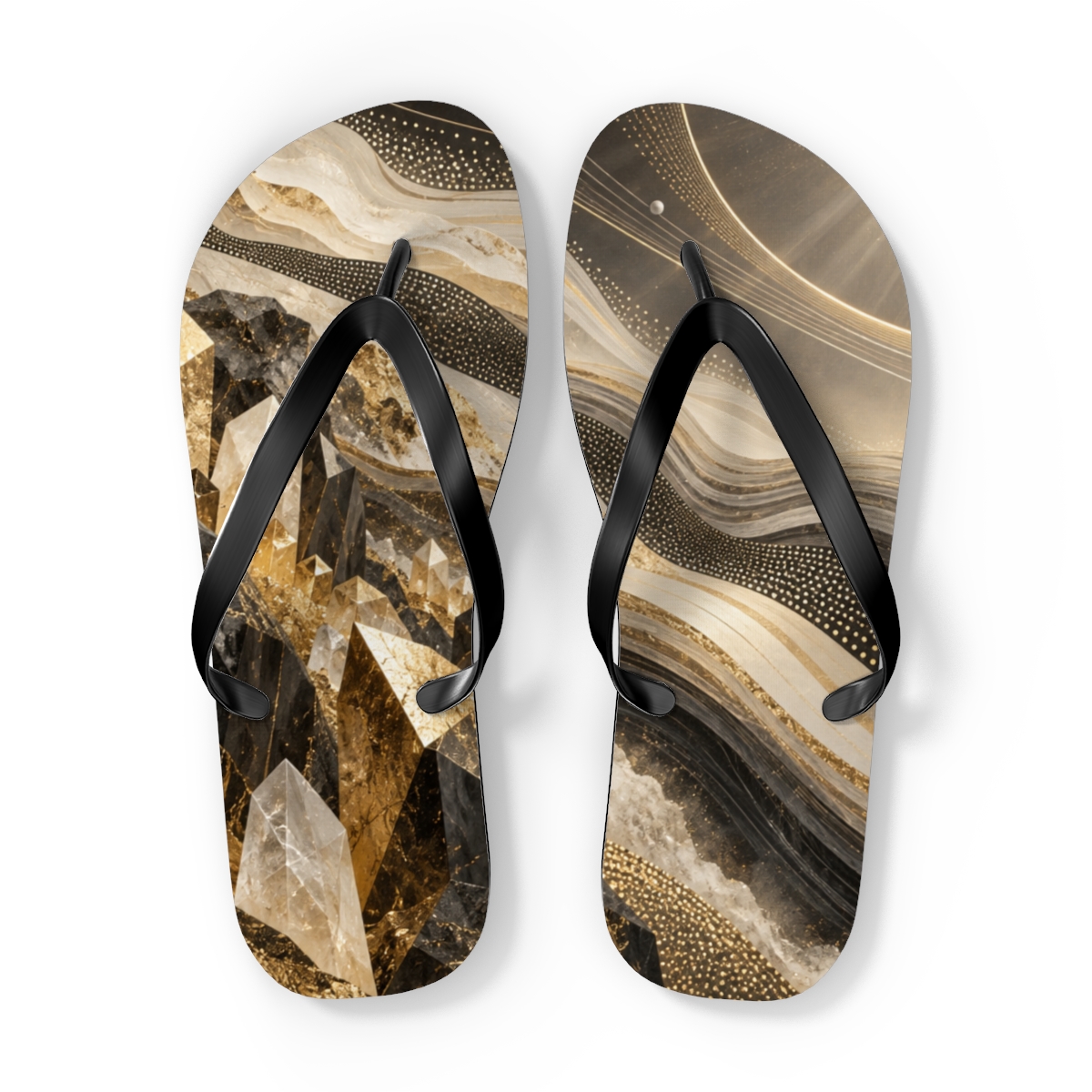 Solar Silt Prism Cascade colorful rubber flip flops [AI-cf9f8fa9-88858d861e7d]