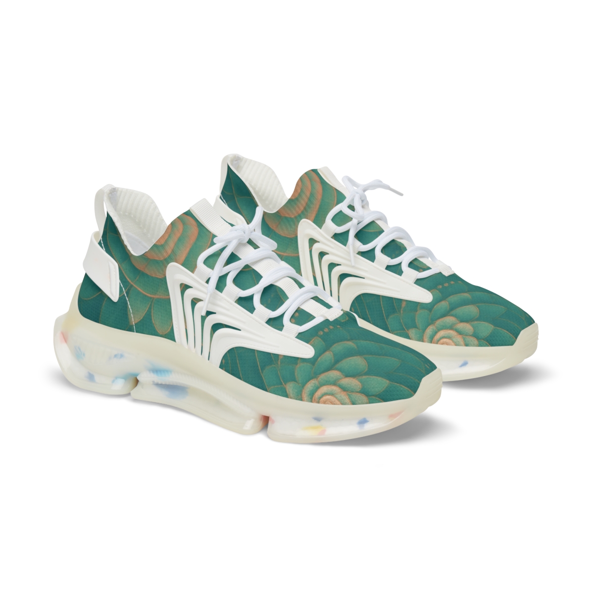 Spiral Blossom Matrix premium sport sneakers