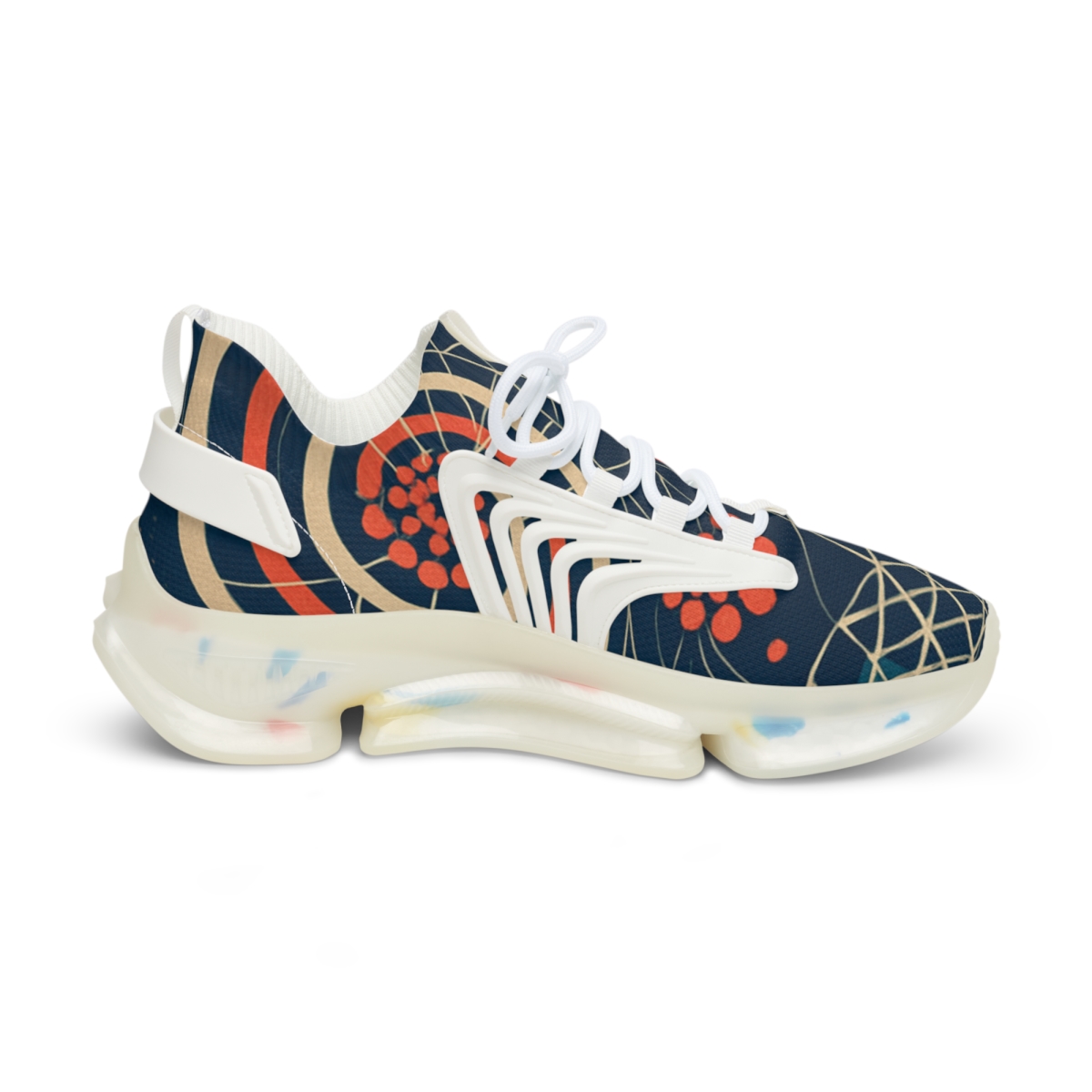 Spiral Cluster Lattice designer branded sneakers