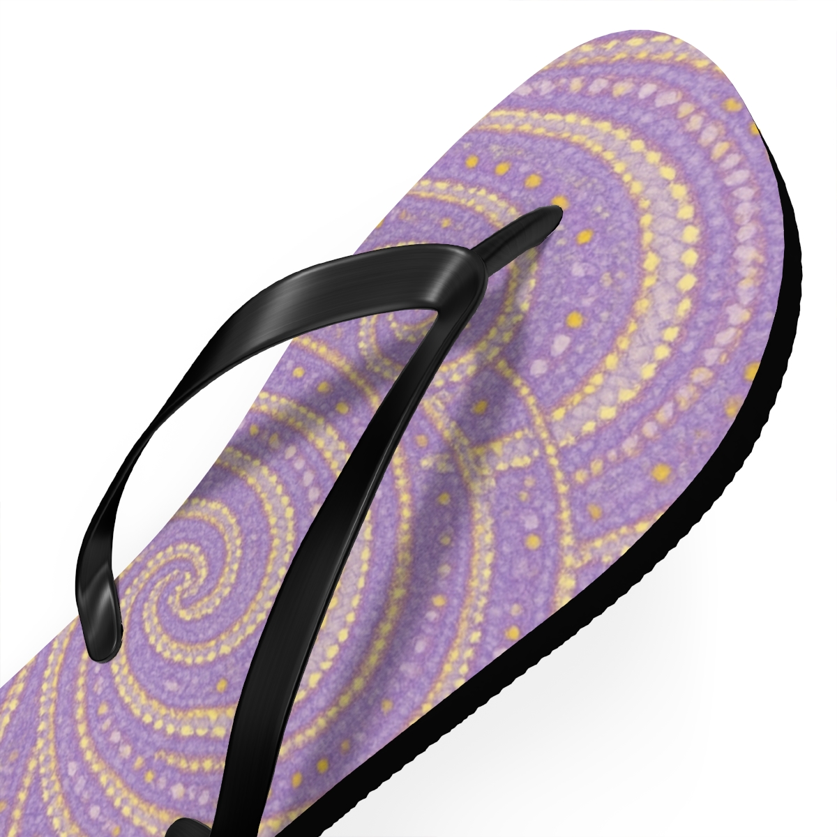 Spiral Puncta Mosaic soft sole flip flops