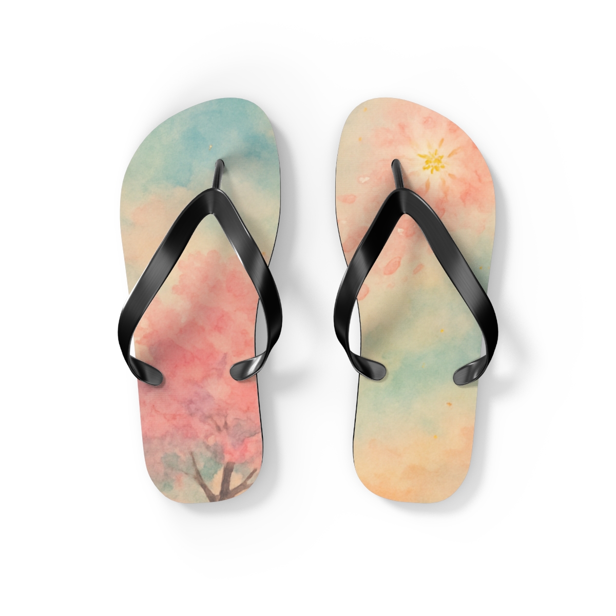 Blossom Drift Flip Flops