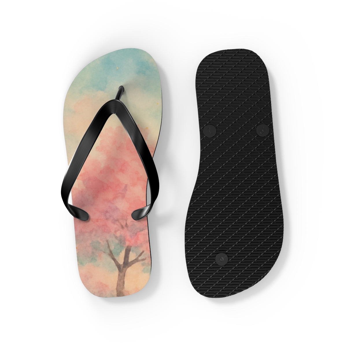 Blossom Drift Flip Flops