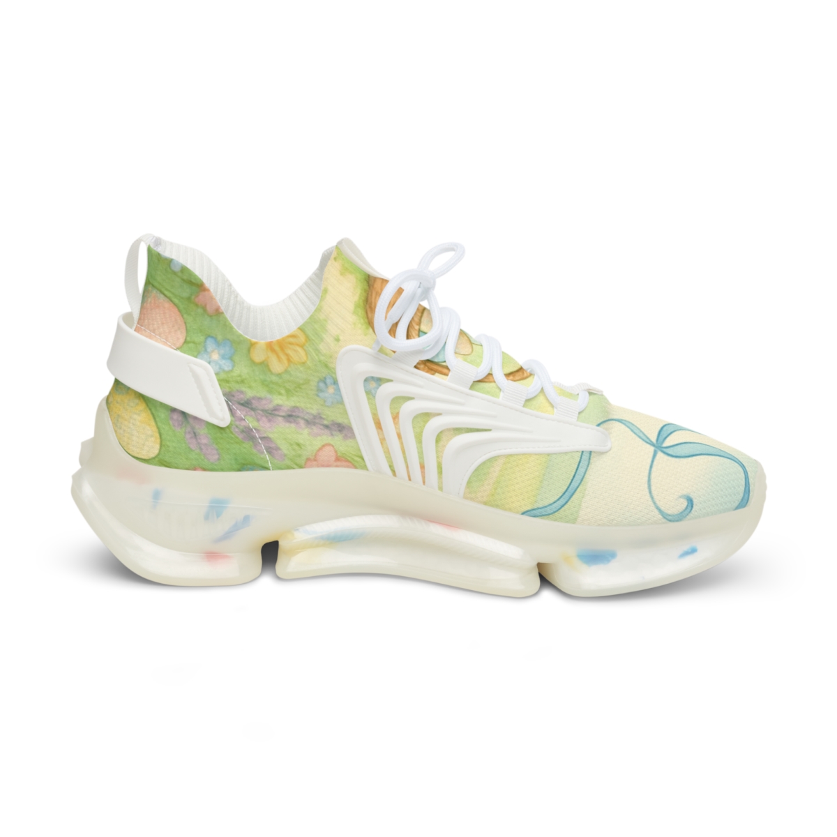 Spring Egg Hunt Meadow Whimsy premium sport sneakers