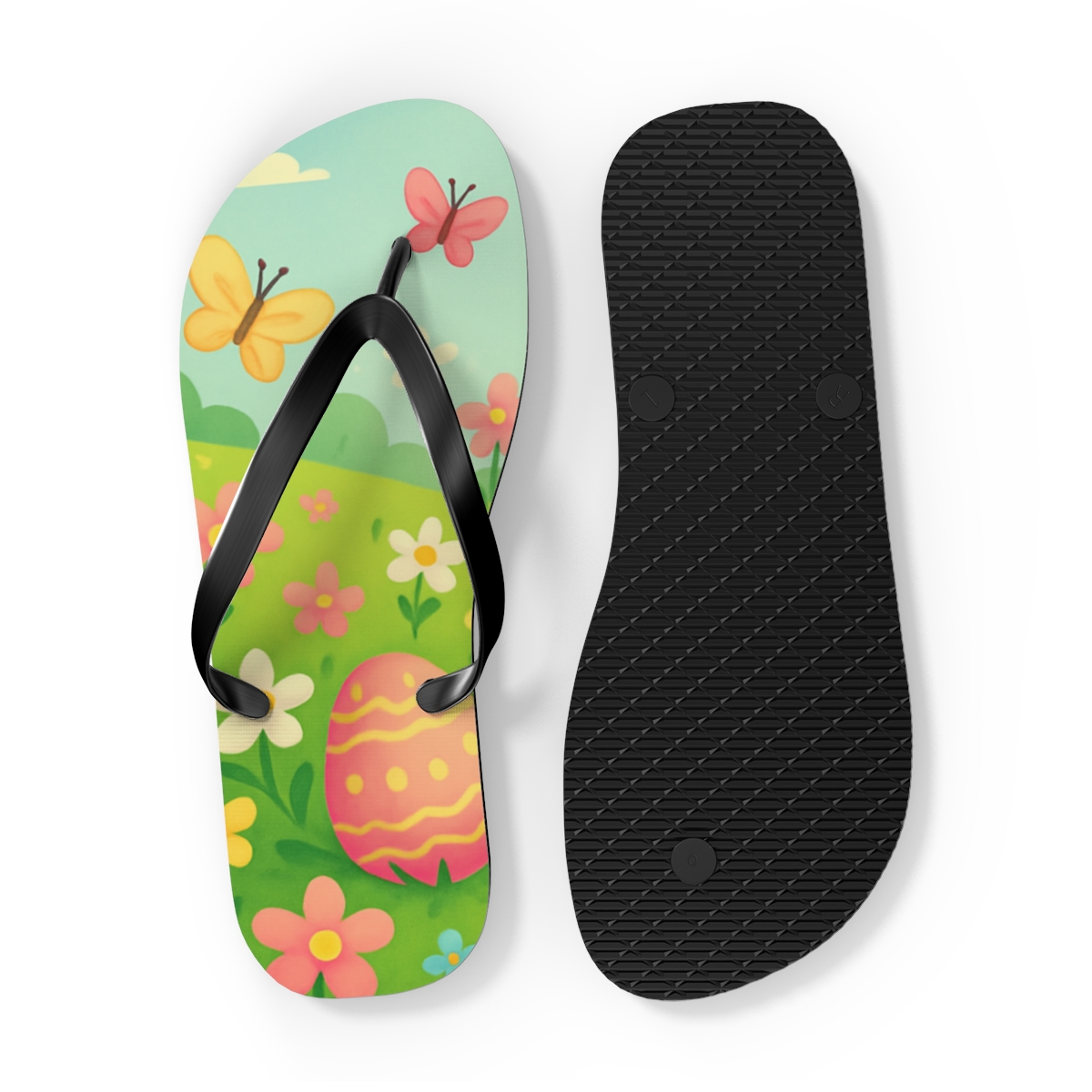 Spring Egg Meadow Dance stylish summer flip flops