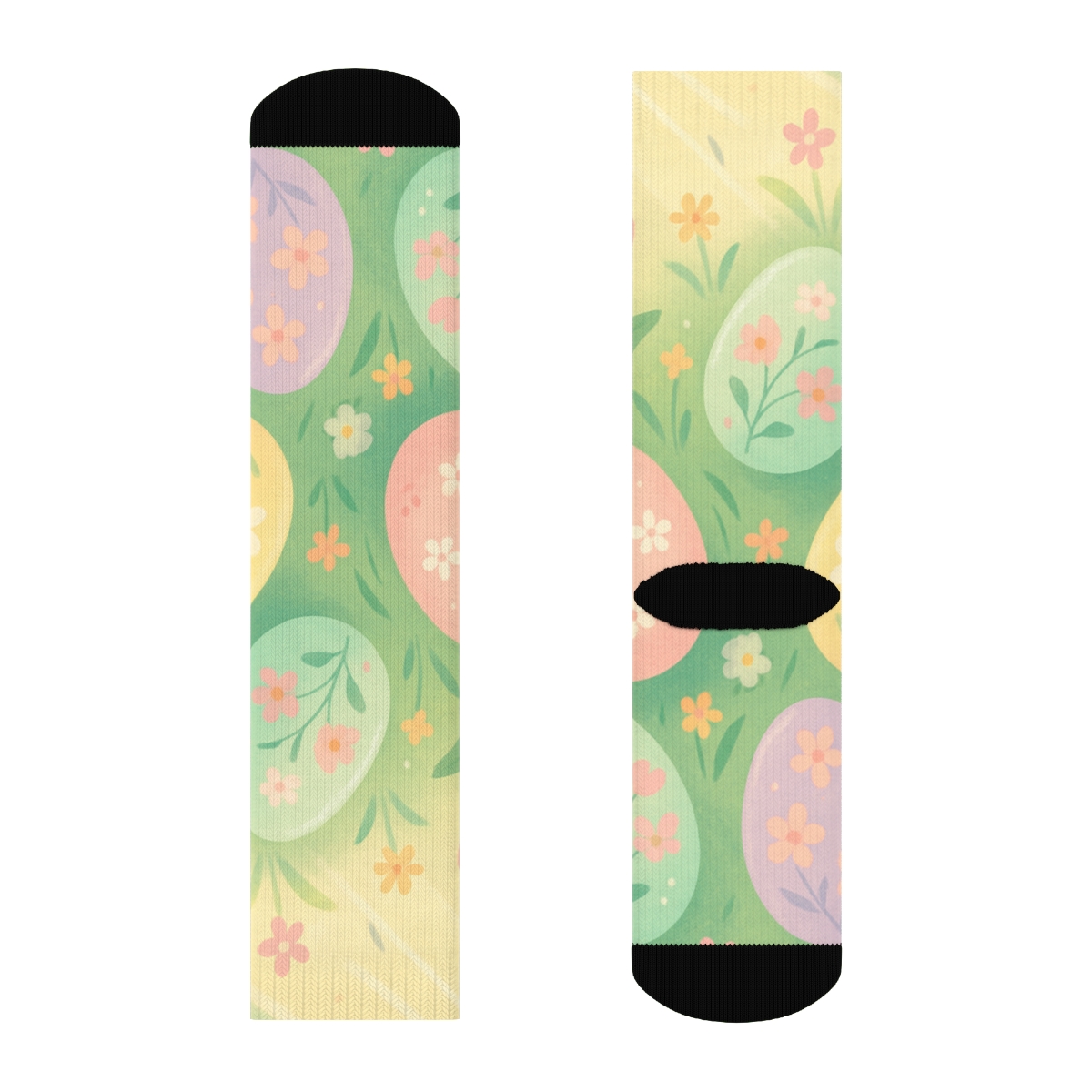 Spring Egg Meadow Dream personalized cozy socks