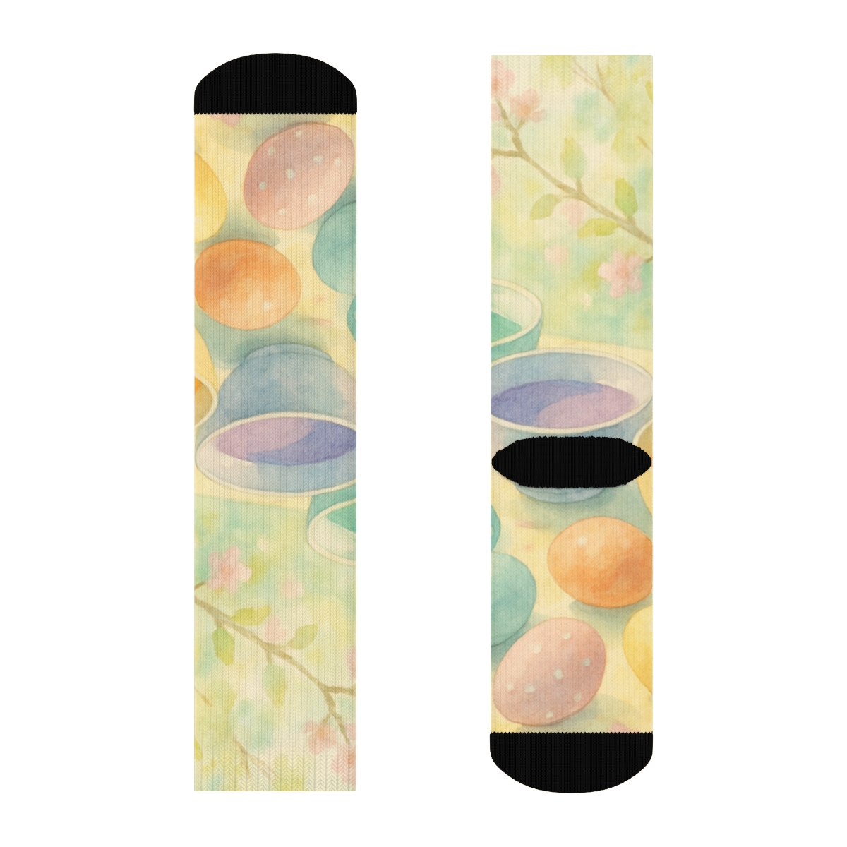 Spring Equinox Egg Dye Daydream stylish patterned socks