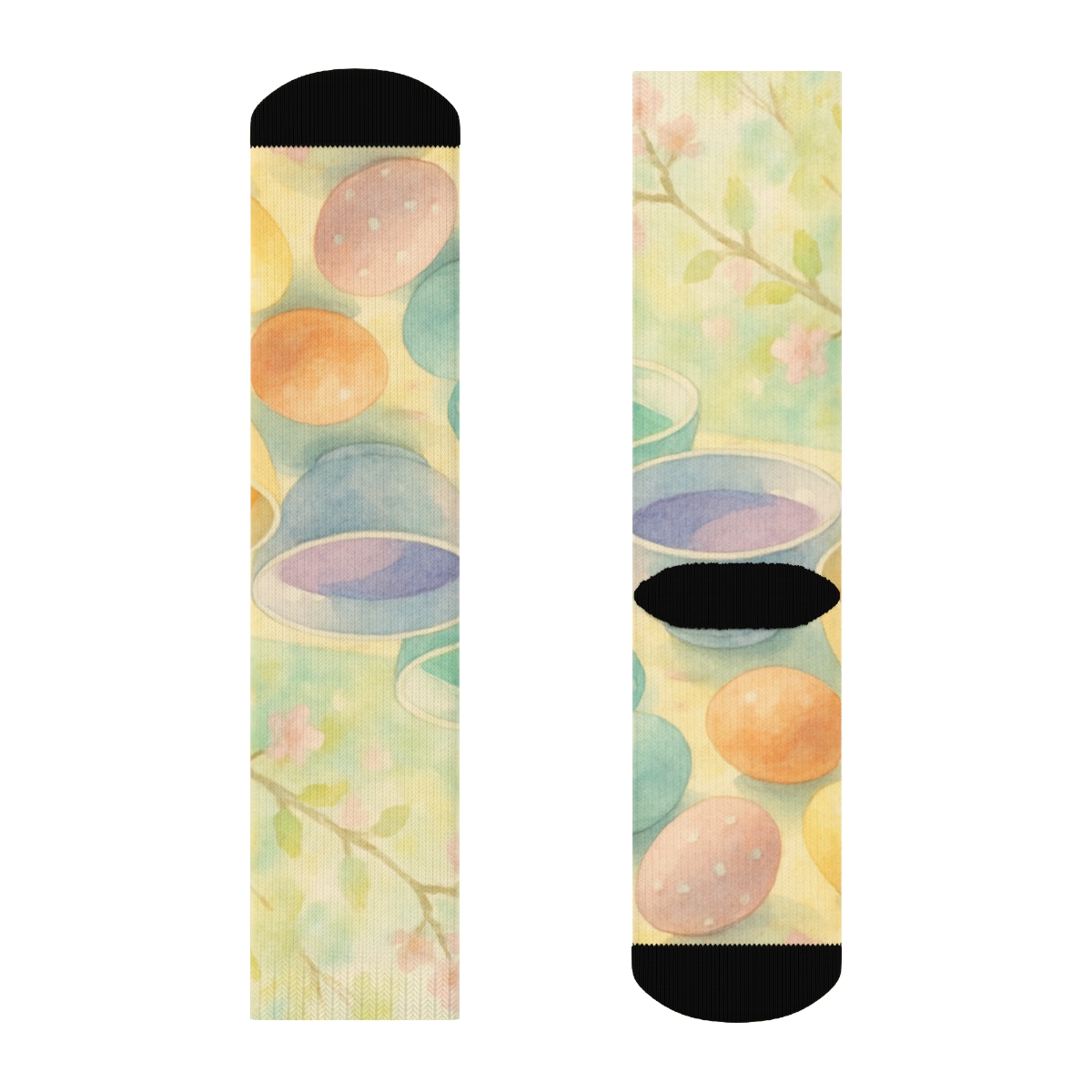Spring Equinox Egg Dye Daydream stylish patterned socks