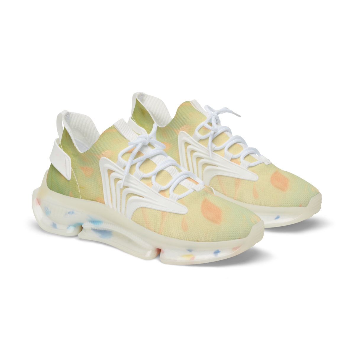 Spring Equinox Petal Drift personalized athletic sneakers