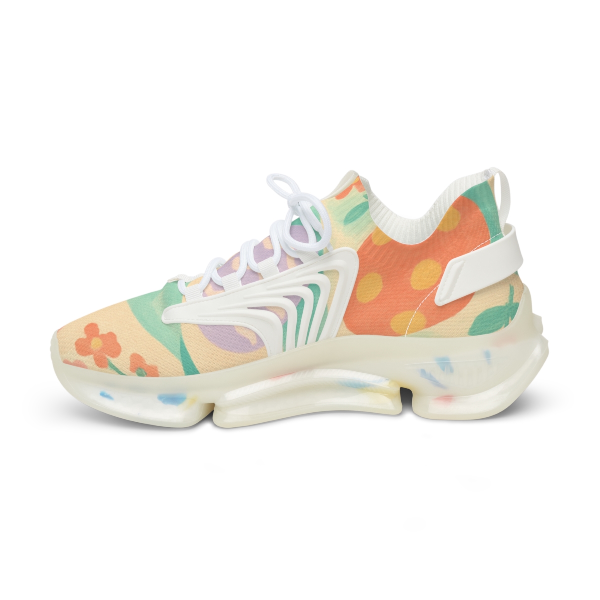 Spring Equinox Ribbon Egg Parade personalized athletic sneakers