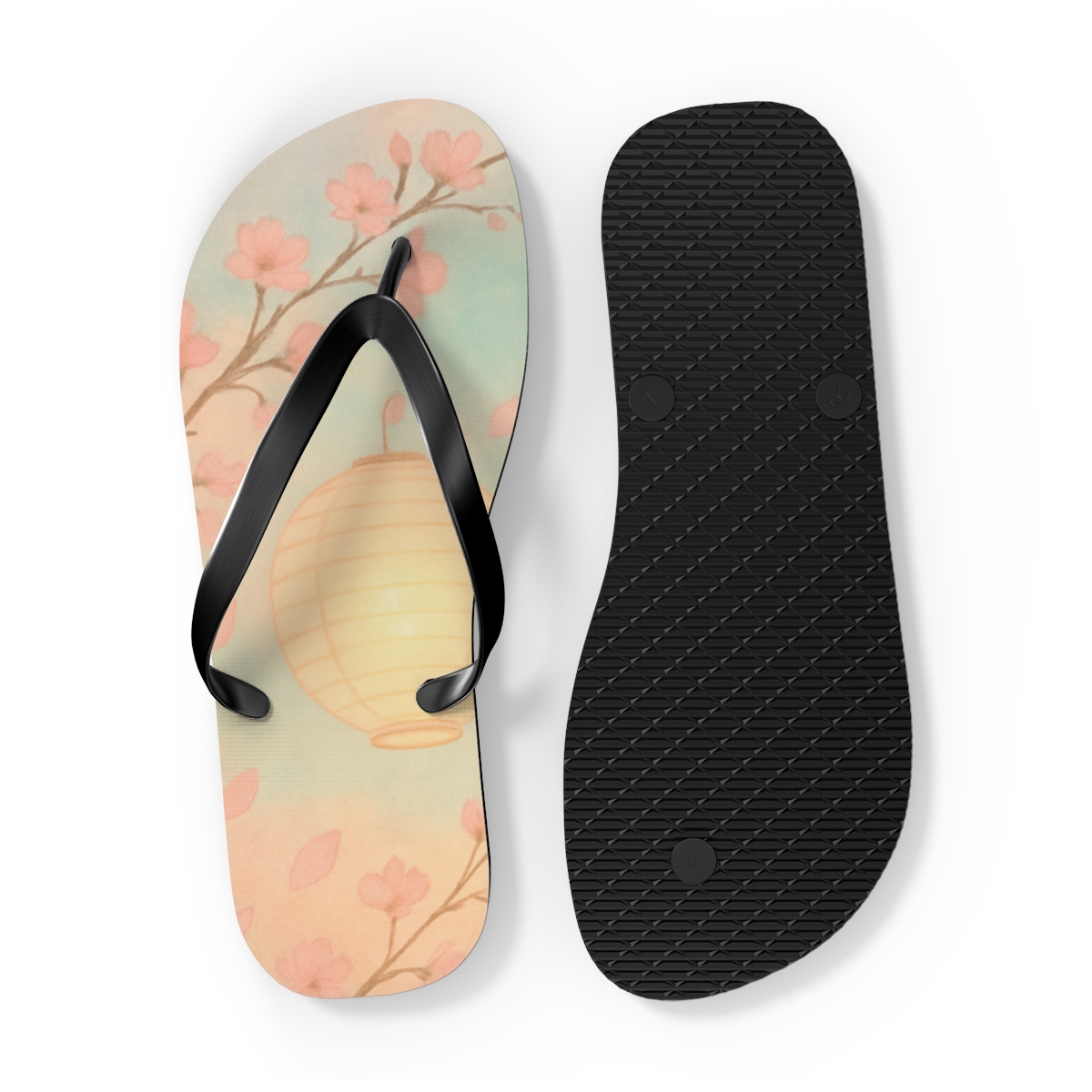 Spring Lantern Petal Drift stylish summer flip flops